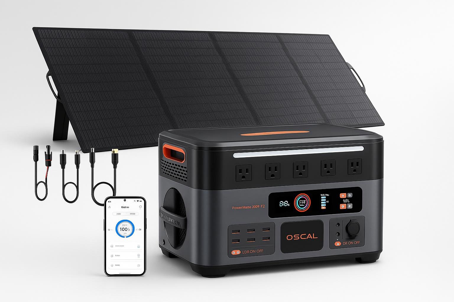 PowerMax 3600PE con pannelli solari, la centrale elettrica portatile ideale per giardini e orti off-grid