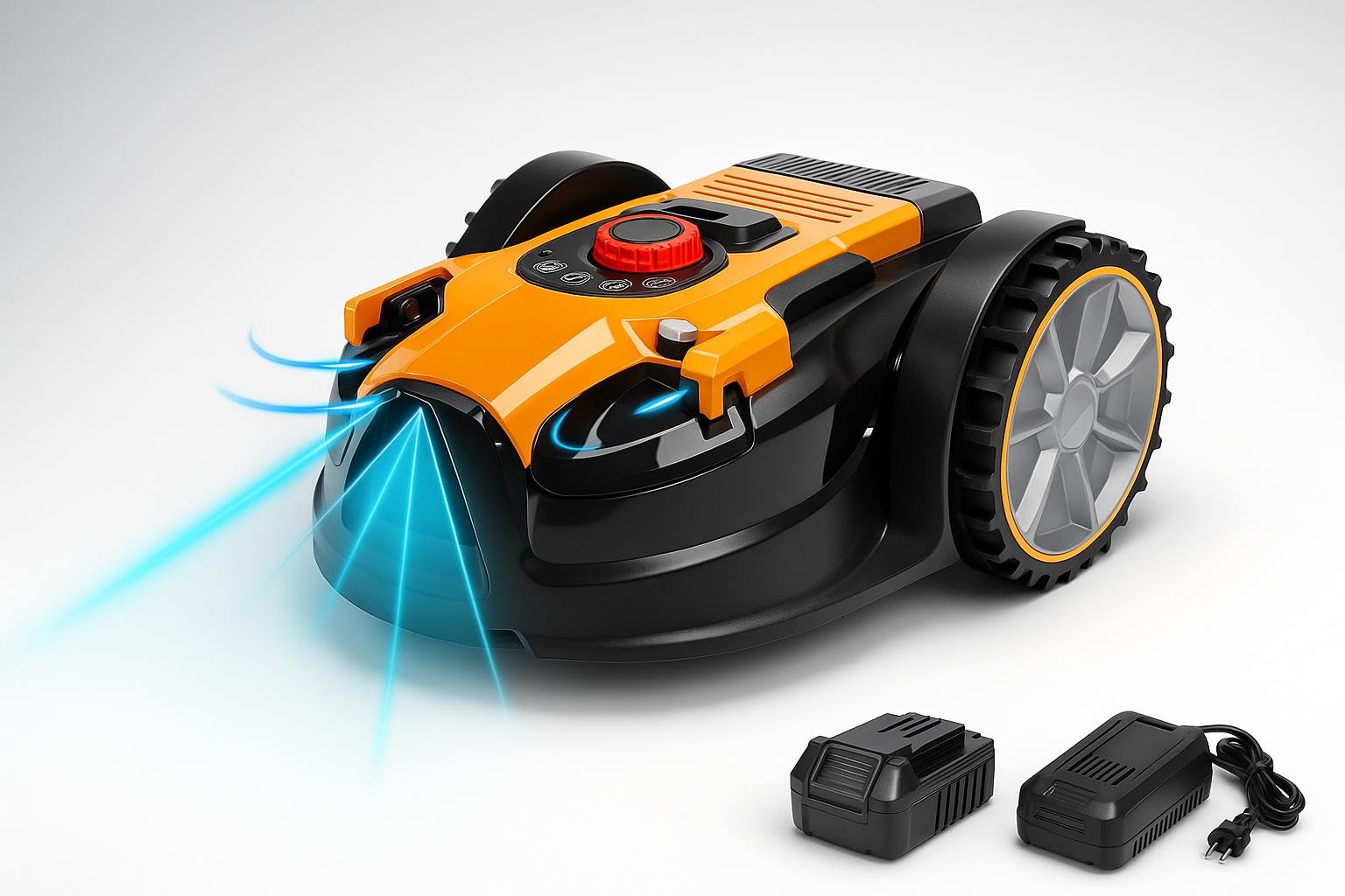 Robot tagliaerba LawnMaster OcuMow 16 in offerta su Amazon per piccoli prati domestici