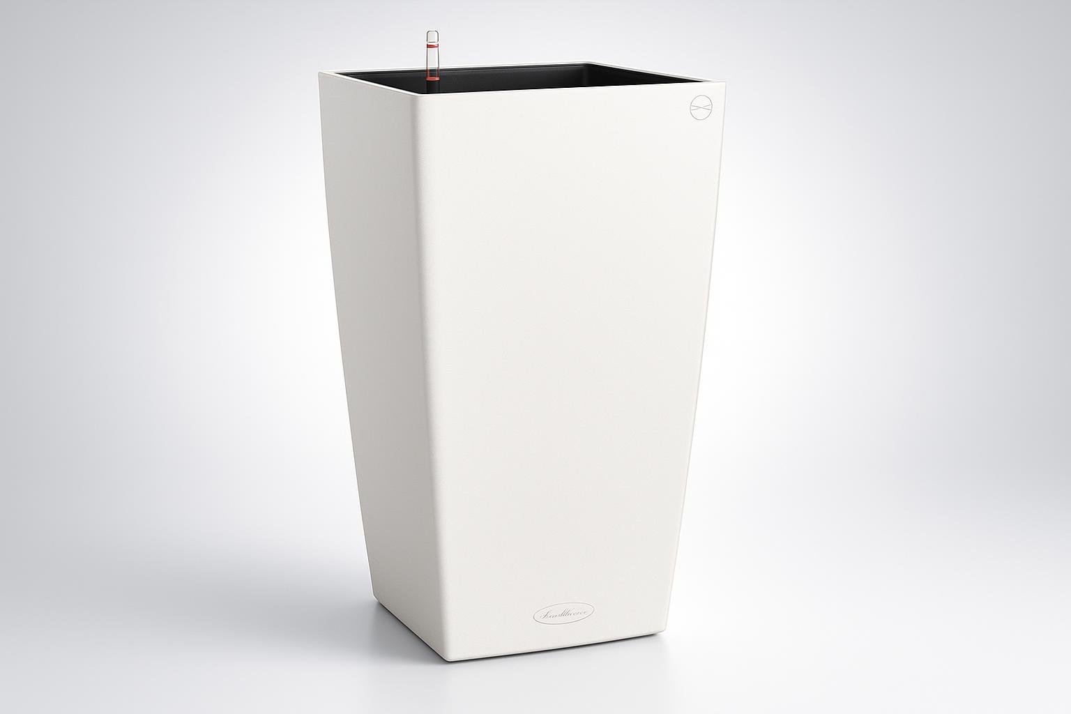Vaso alto LECHUZA CUBICO 40 bianco, design e irrigazione intelligente in sconto su Amazon