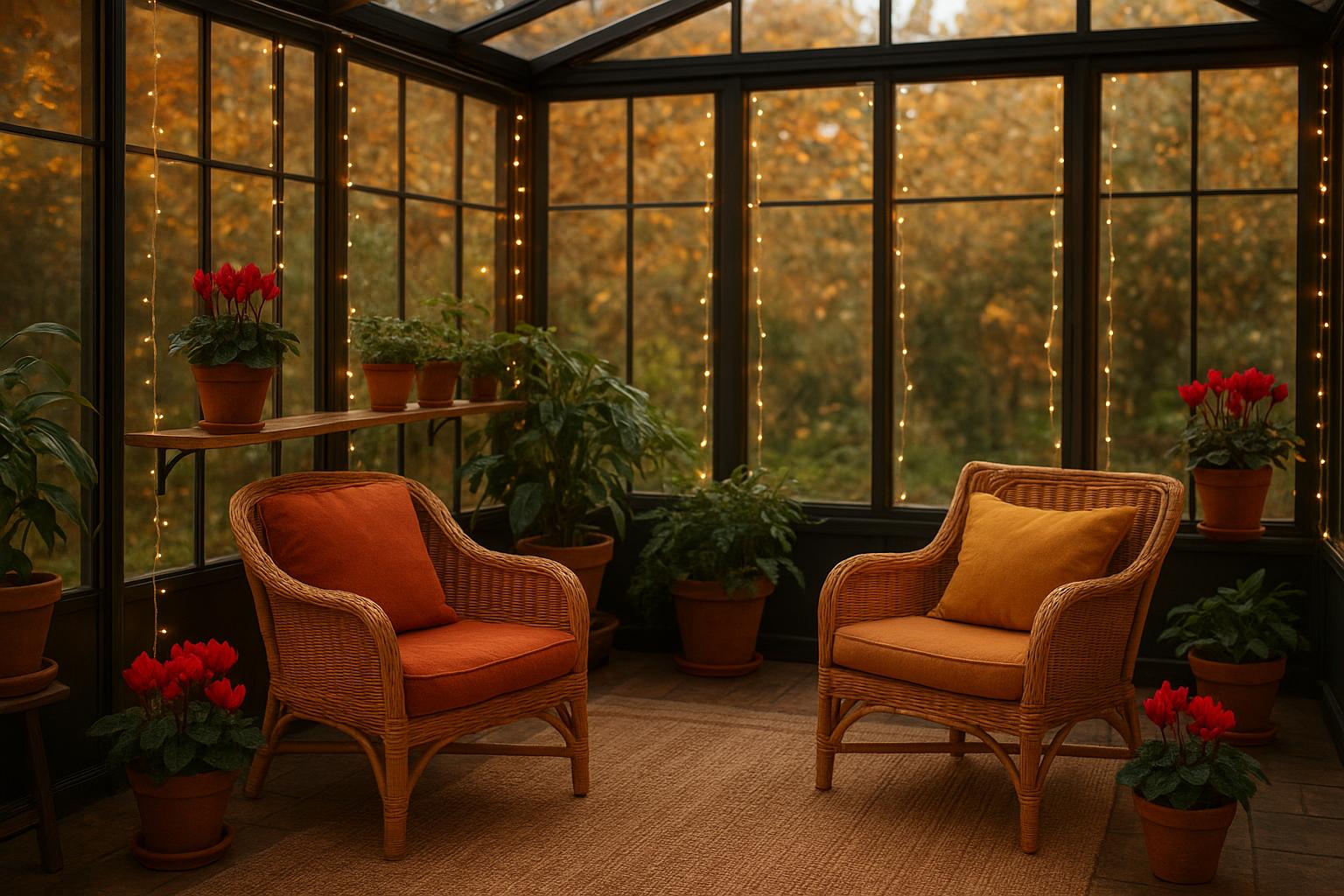 Veranda-serra da giardino: come trasformarla in una stanza verde per l’autunno