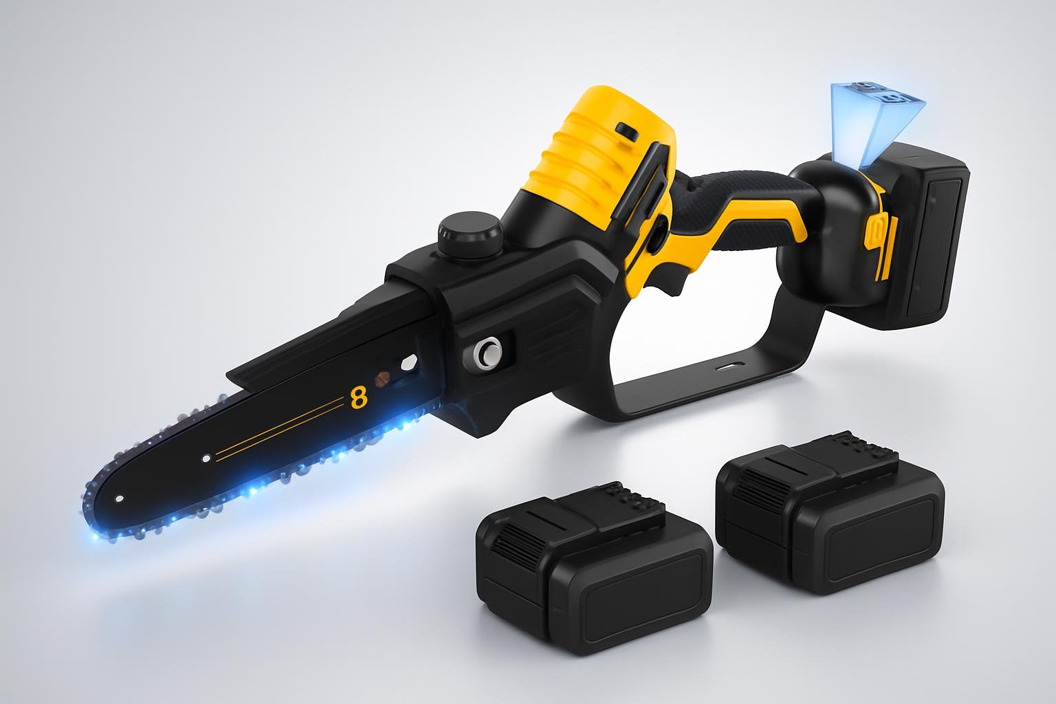 Mini motosega a batteria da 8 pollici per potatura: la soluzione compatta per frutteto e giardino ora in offerta su Amazon