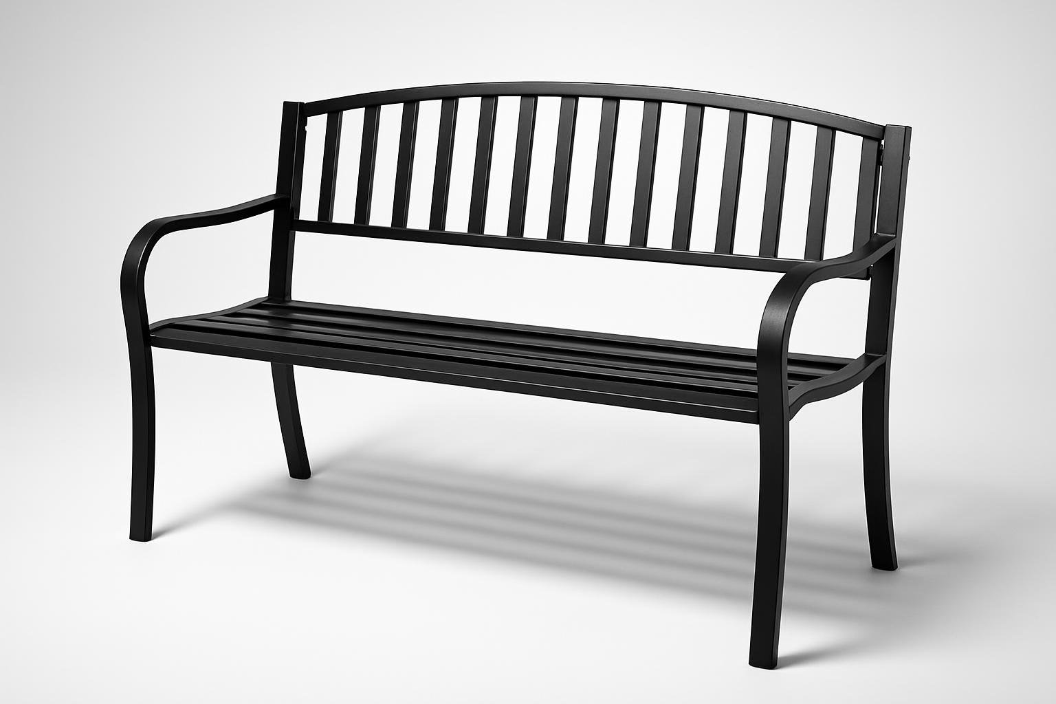 Panchina da esterno RELAX4LIFE, tre posti in metallo per il giardino a un prezzo da non perdere