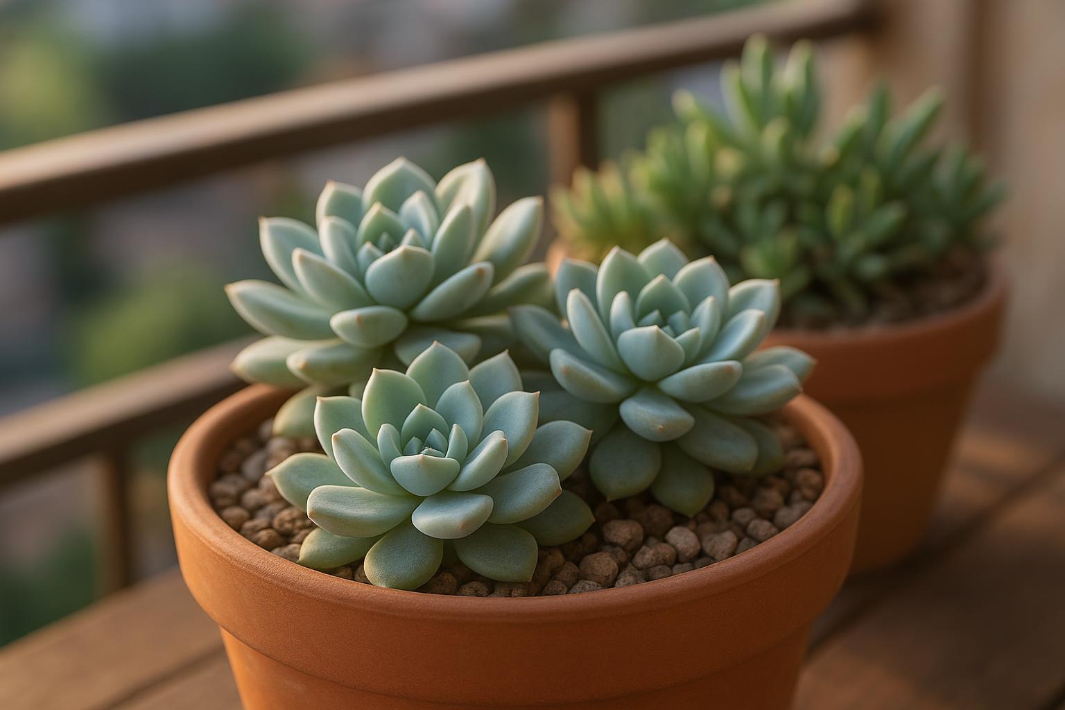 Pachyveria in vaso sul balcone estivo: come coltivare e moltiplicare queste succulente ibride