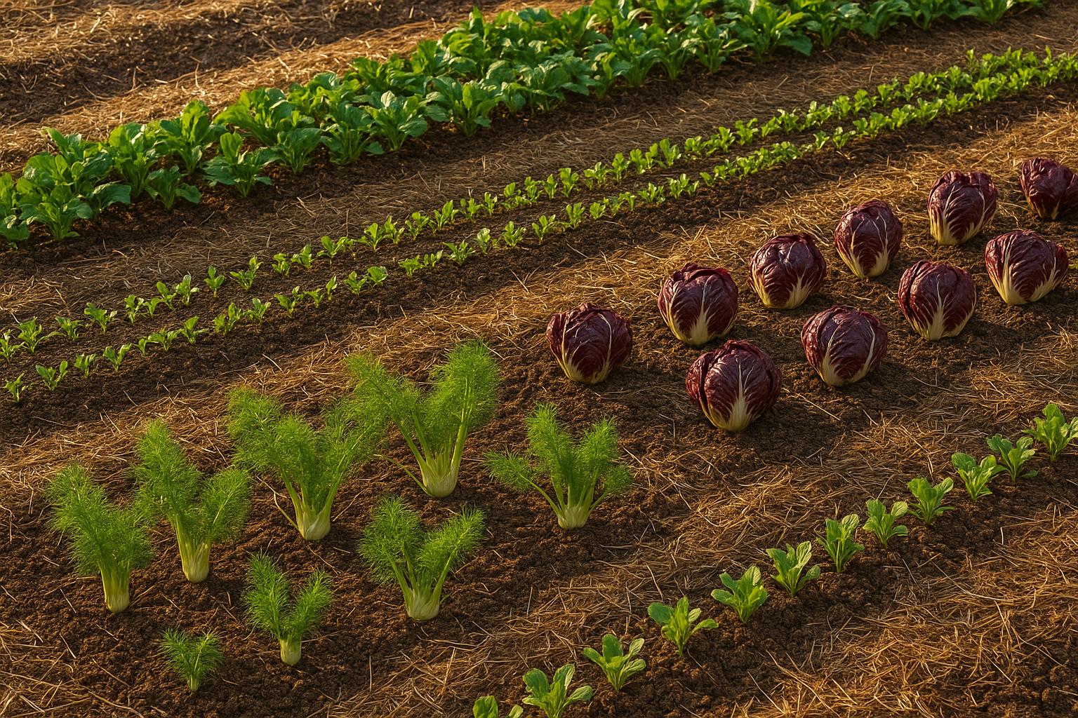 Orto di agosto: semine e trapianti per raccolti d’autunno di finocchi, radicchi e rucola