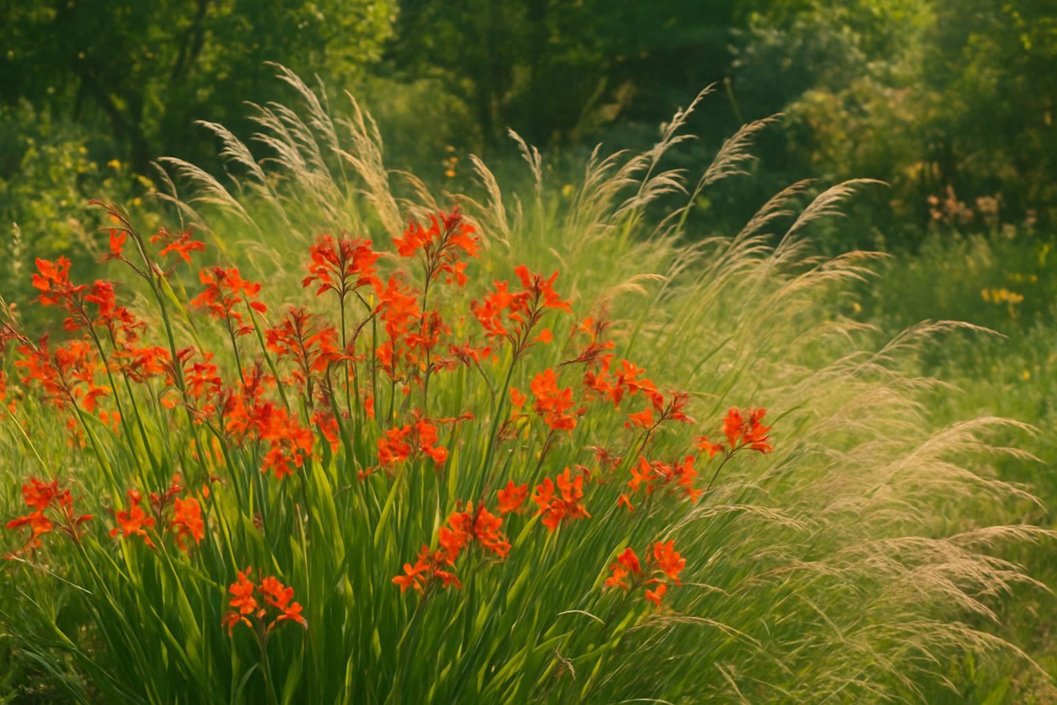Crocosmia in giardino: come coltivare le spighe colorate che illuminano la fine dell’estate