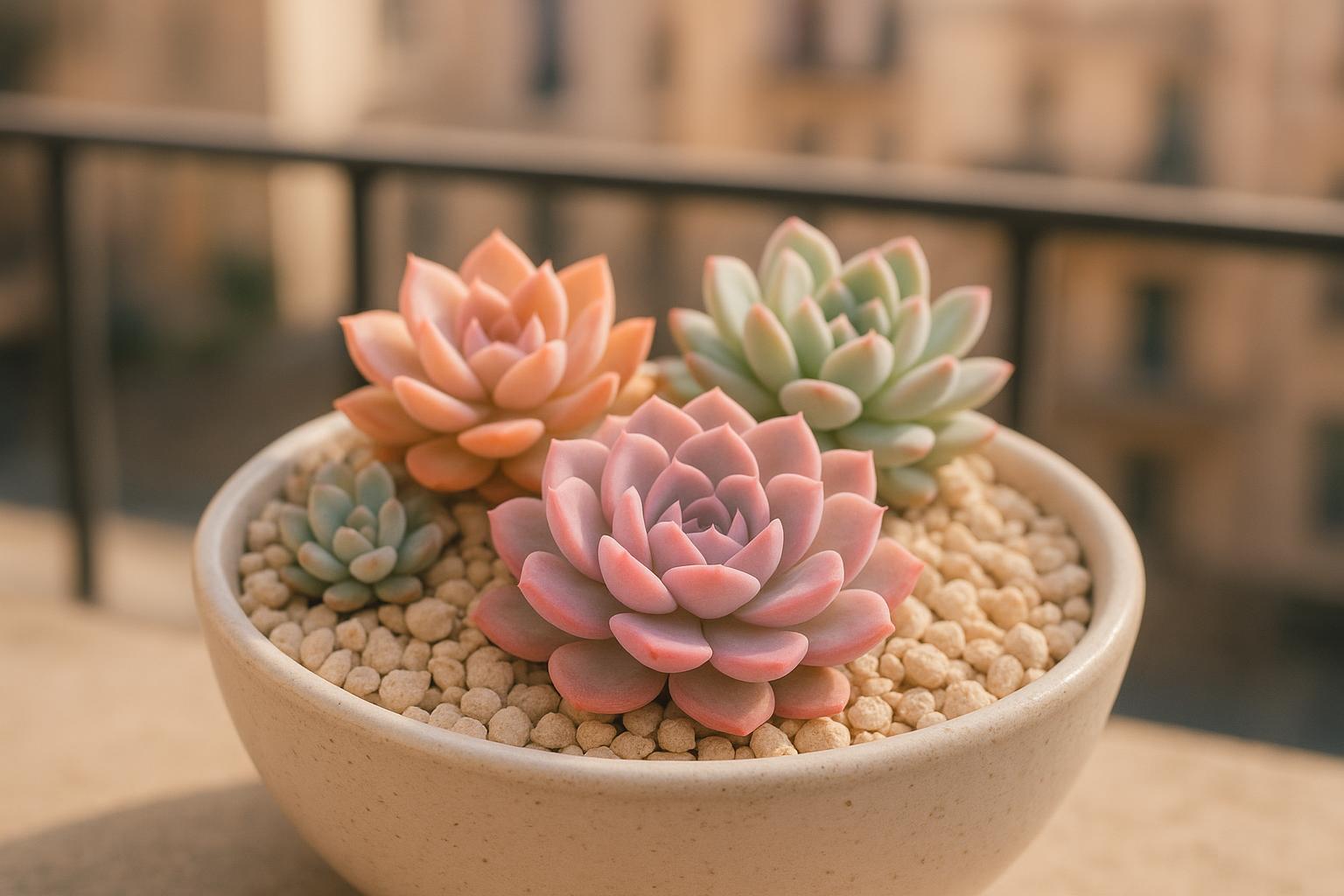 Piante grasse dalle sfumature rosa: succulente decorative per collezioni da balcone e davanzale
