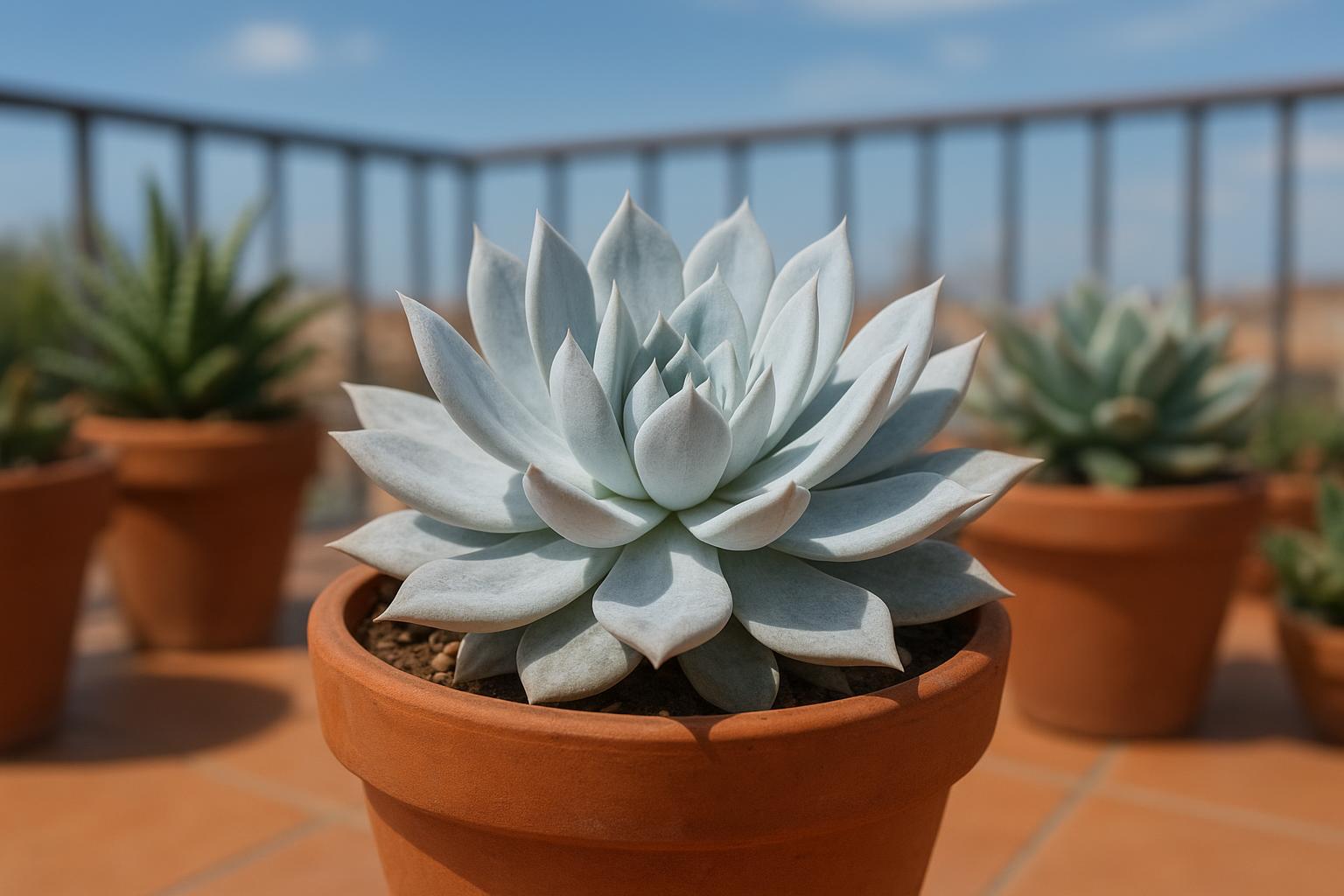 Dudleya in vaso: come coltivare le succulente americane da collezione in terrazzo ad agosto