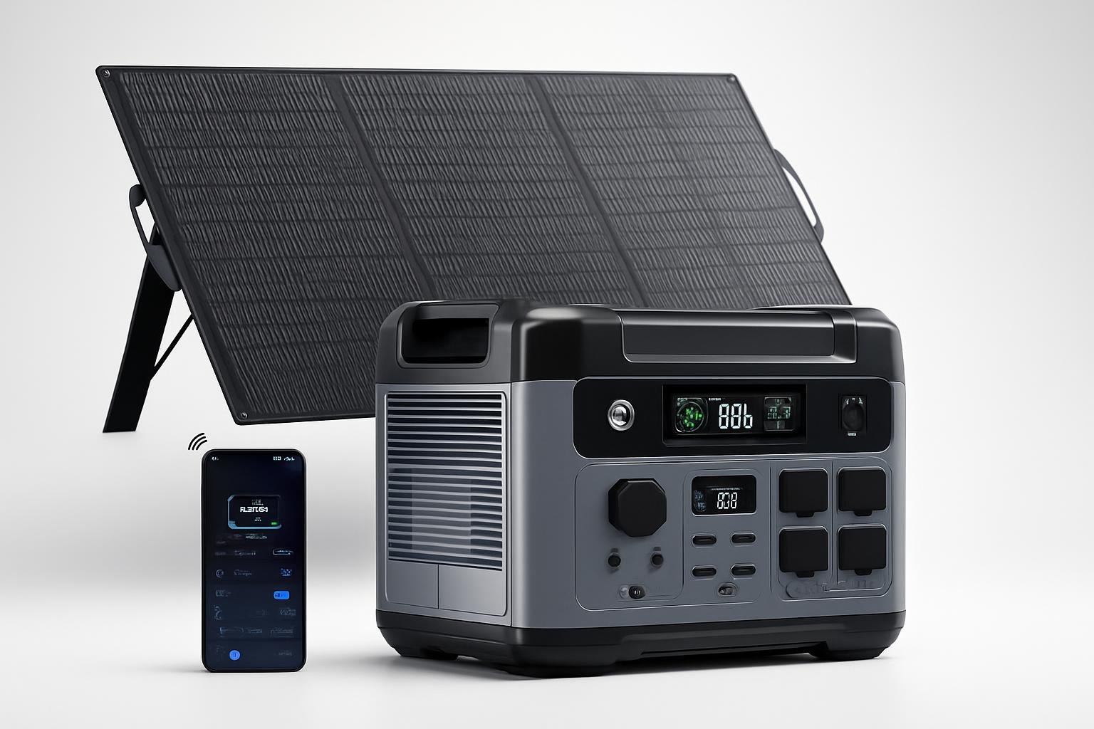 Power Station OUKITEL 3200W con pannello solare, la centrale portatile per giardini e campeggio in sconto su Amazon
