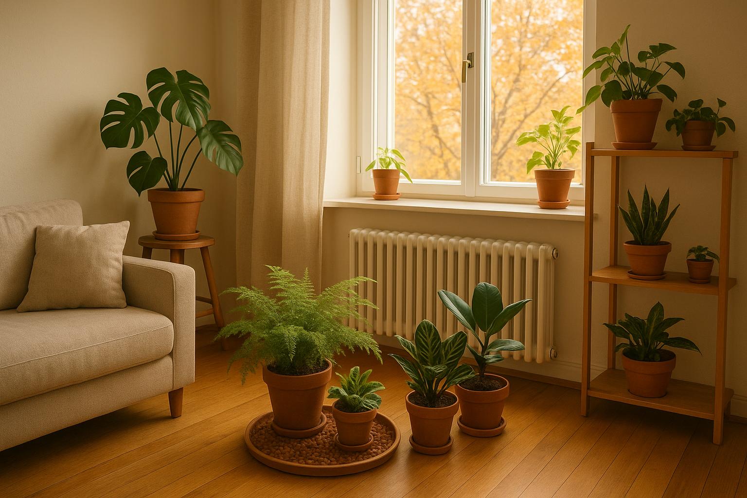 Piante da interno e riscaldamento: come preparare la casa a settembre per evitare stress alle foglie