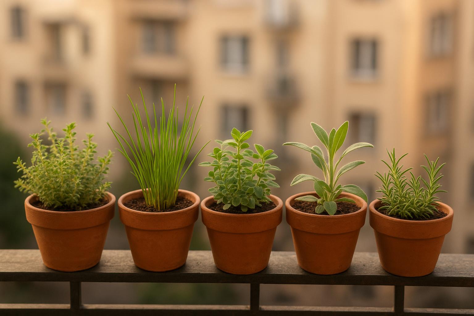 Orto di settembre in piccoli spazi: 5 spezie perenni da avviare ora in vaso