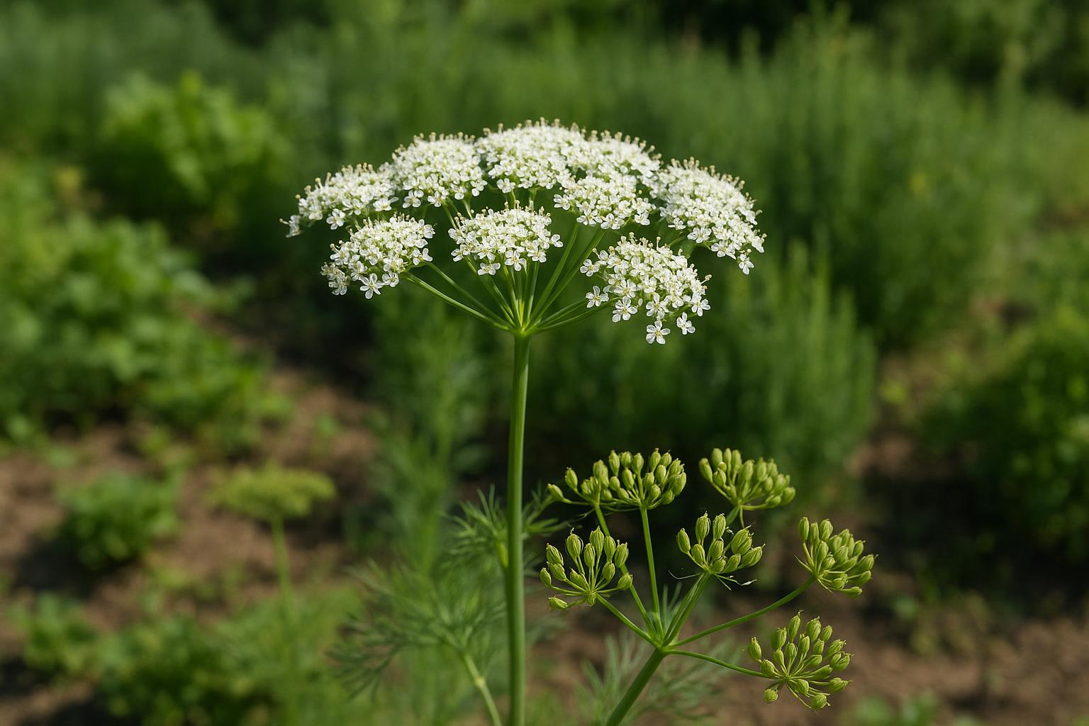 Cumino dei prati (carvi) nell’orto domestico: semina autunnale e raccolto di semi aromatici