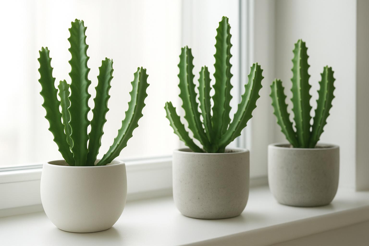 Collezionare euphorbia succulente non spinose: piante grasse eleganti per interni luminosi