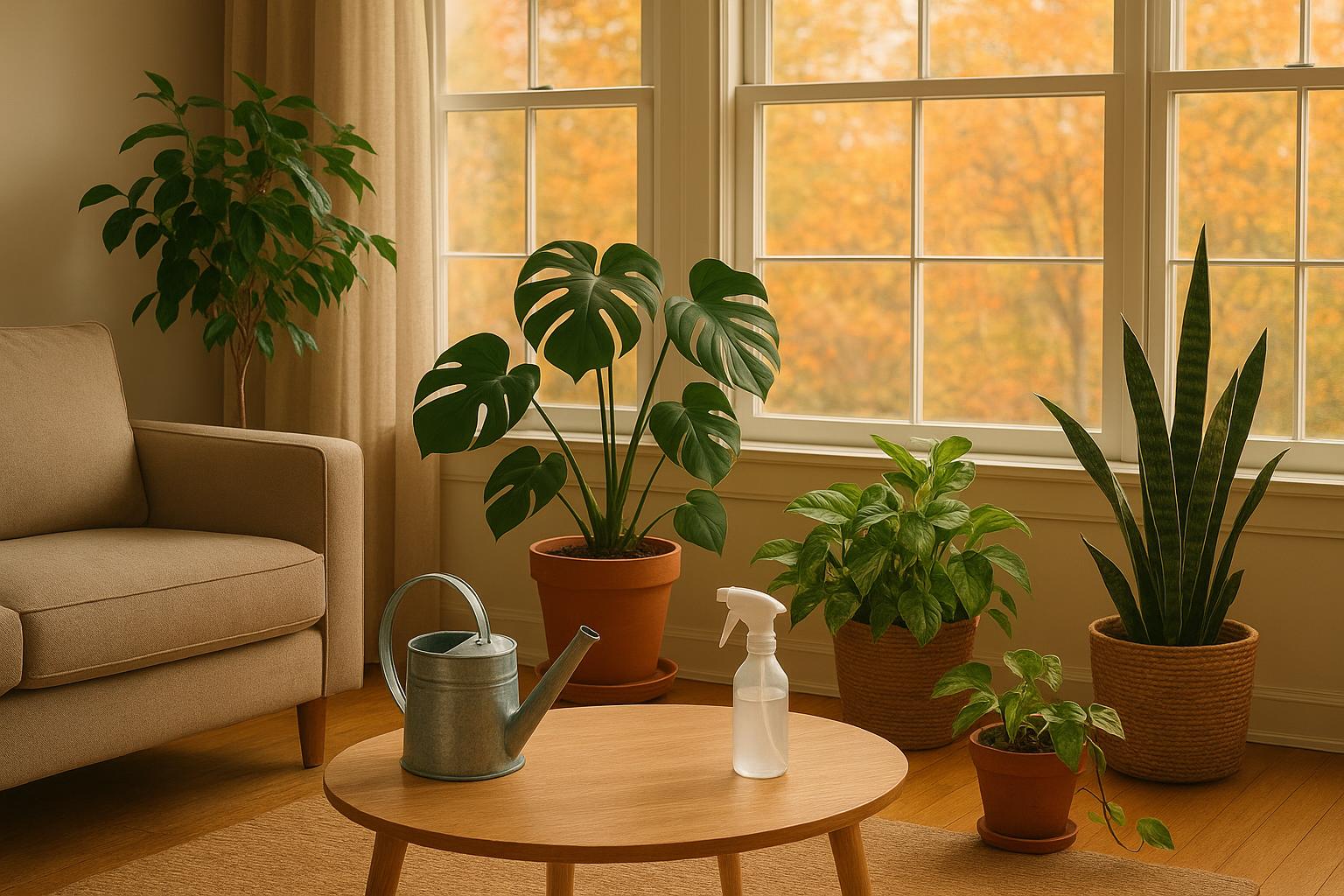 Piante da interno per l’inizio dell’autunno: come adattare irrigazione e luce dopo l’estate