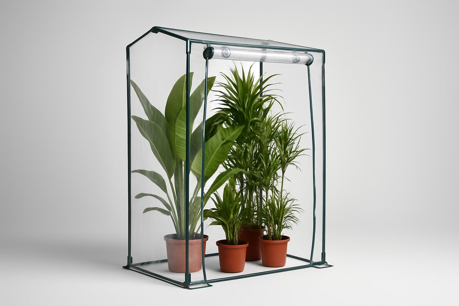 Serra da giardino Baroni Home in PVC trasparente: protezione rapida per aiuole, agrumi e piante in vaso