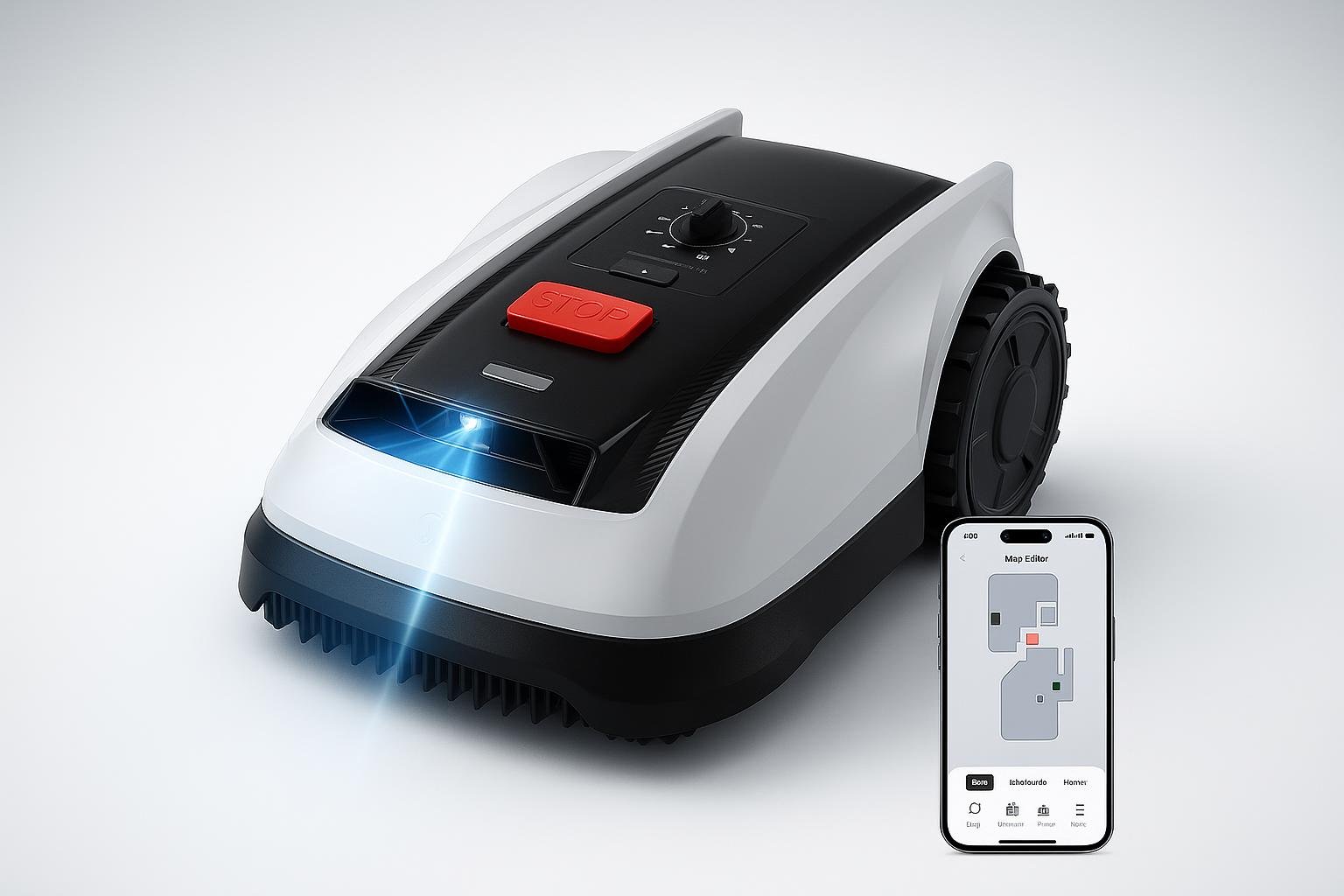 Robot tagliaerba ECOVACS GOAT O600 RTK, la soluzione compatta per prati fino a 600 m²