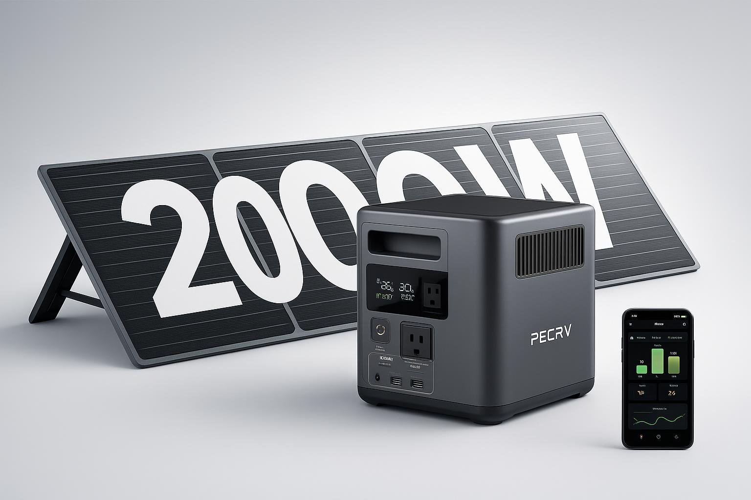 AFERIY Power Station P180Pro 1024Wh con pannello solare: energia portatile per casette da giardino e lavori outdoor