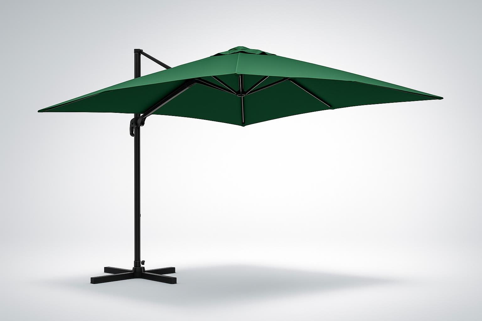Ombrellone da giardino Outsunny 2,5 x 2,5 m decentrato: occasione Amazon per creare un’ombra mobile sulle tue aiuole