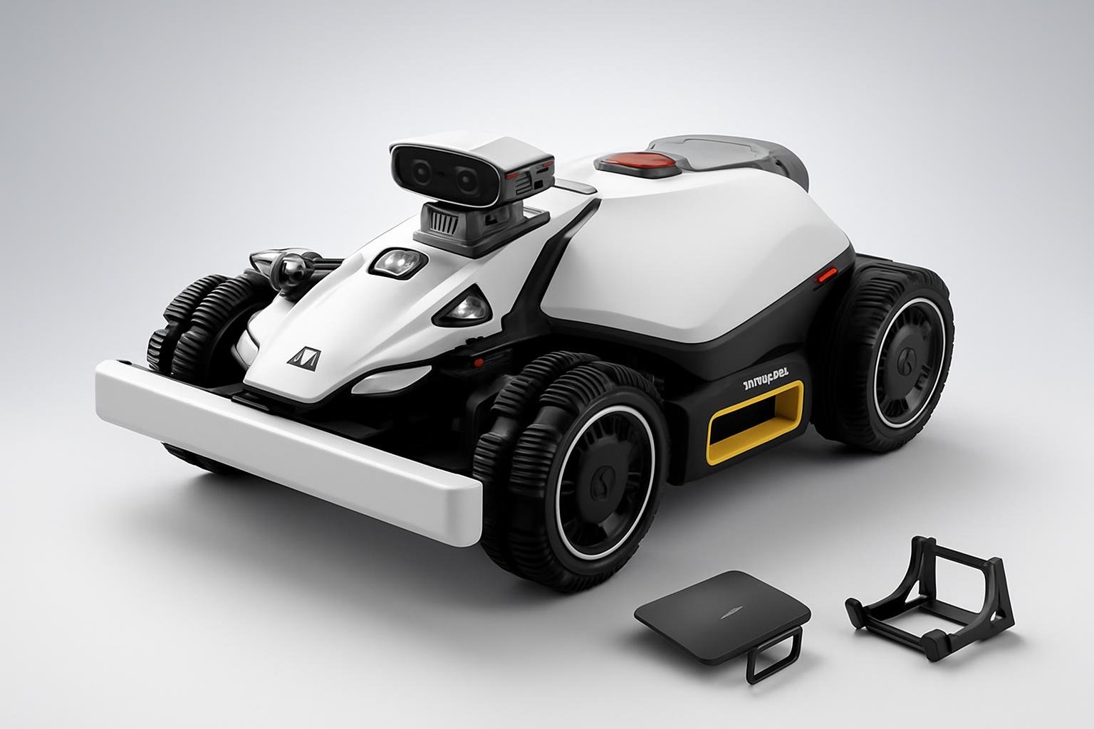 MAMMOTION LUBA mini 2 AWD 1000, il robot tagliaerba intelligente per giardini complessi in offerta su Amazon