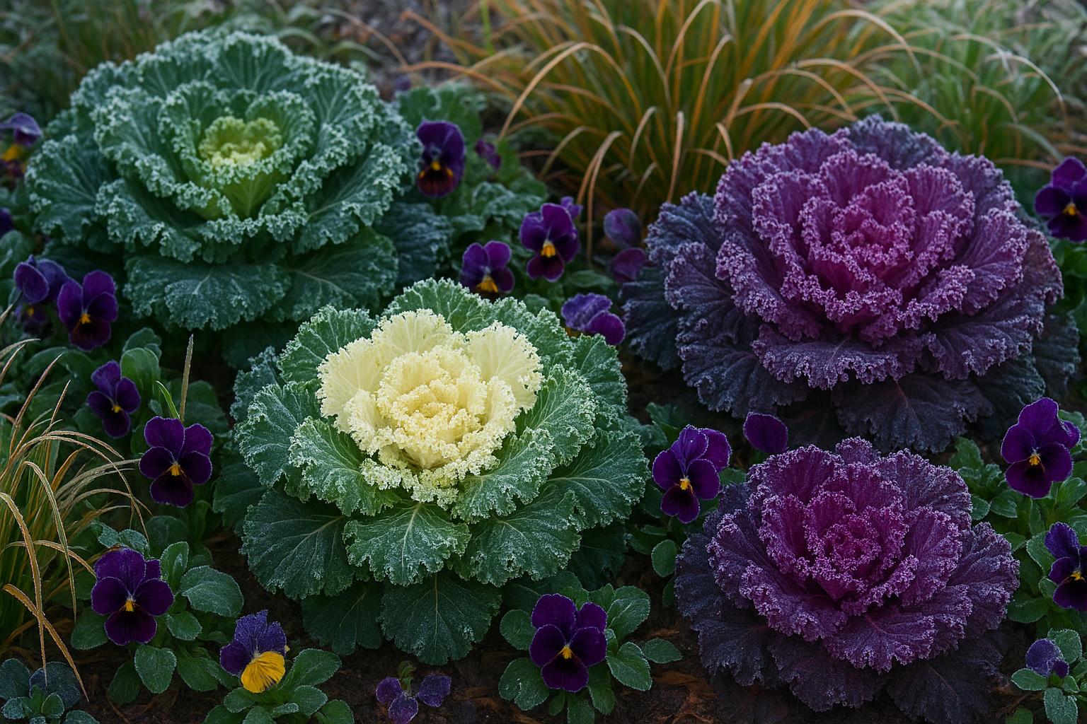 Kale ornamentale e cavolo riccio nell’orto autunnale e in vaso: coltivazione facile e doppiamente decorativa