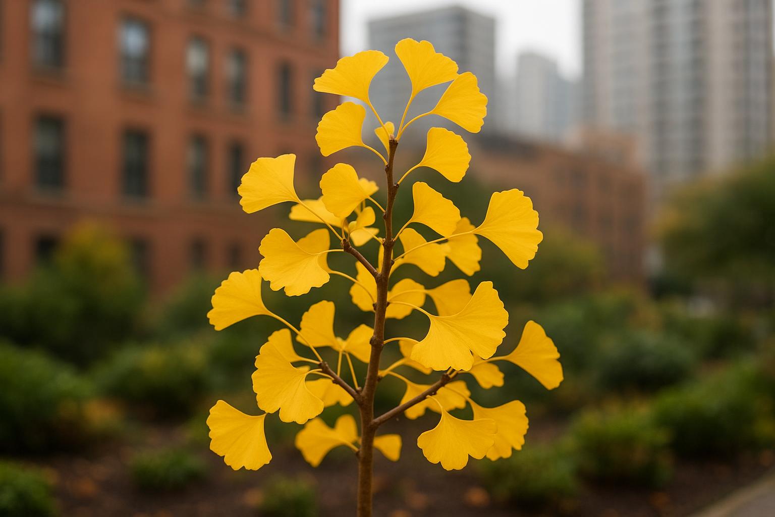 Ginkgo biloba in giardino: come coltivare l’albero dalle foglie d’oro nei piccoli spazi urbani