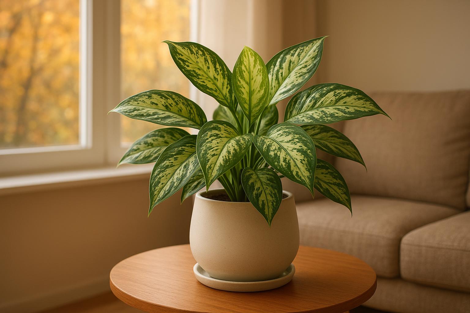 Aglaonema in casa a inizio autunno: luce, substrato e irrigazione per foglie sempre perfette