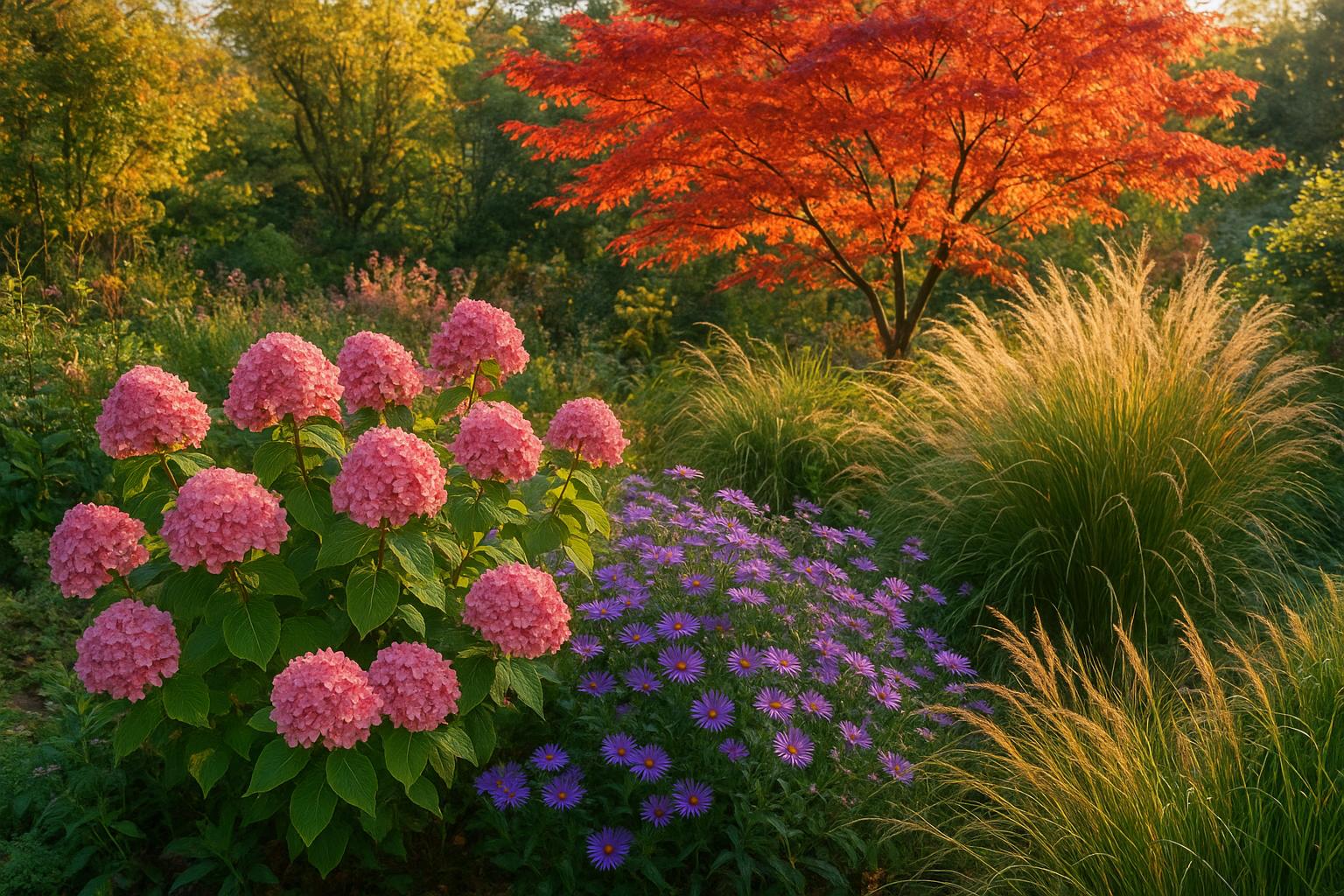 Piante da esterno per giardini esposti a est in autunno: specie che amano il sole del mattino