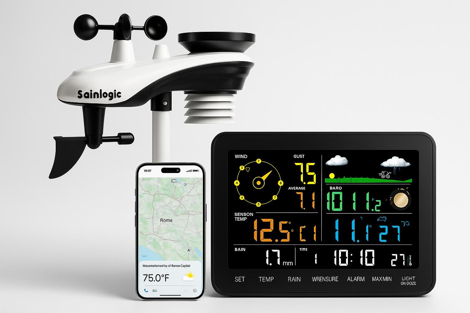 Stazione meteo WiFi Sainlogic SA6 Plus, il controllo del microclima del giardino con lo sconto Amazon
