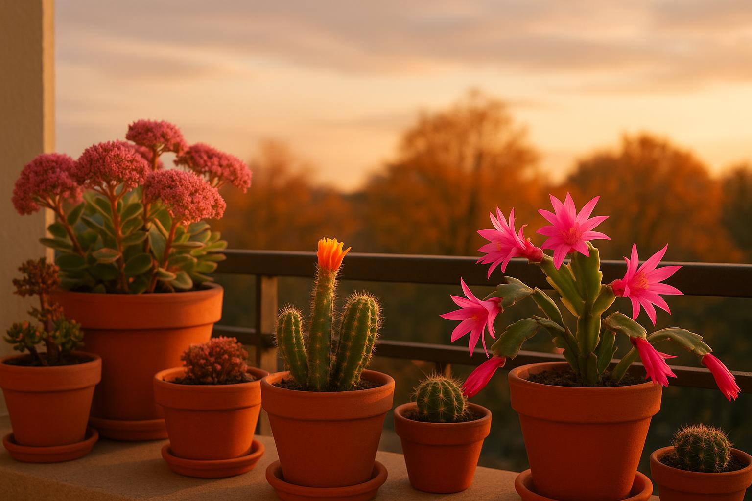 Succulente autunnali da fiore per balconi esposti a ovest: quali scegliere a fine settembre