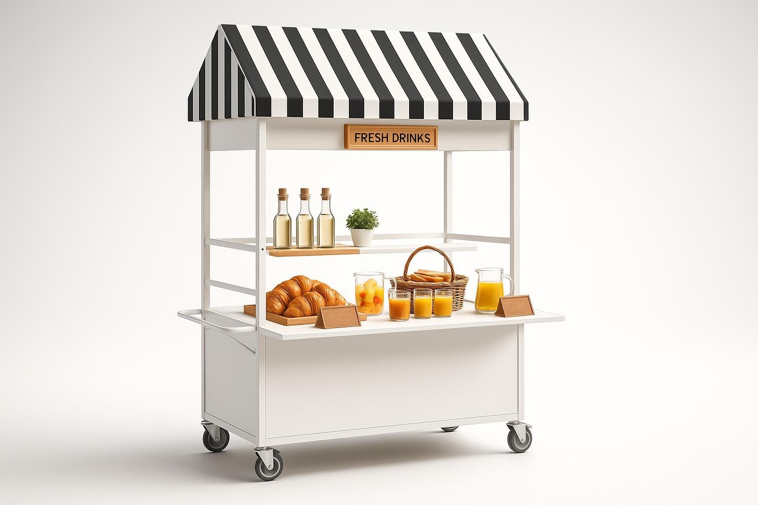 Carrello portatile con tettoia, l’alleato per mercatini e vendita di piante in offerta su Amazon