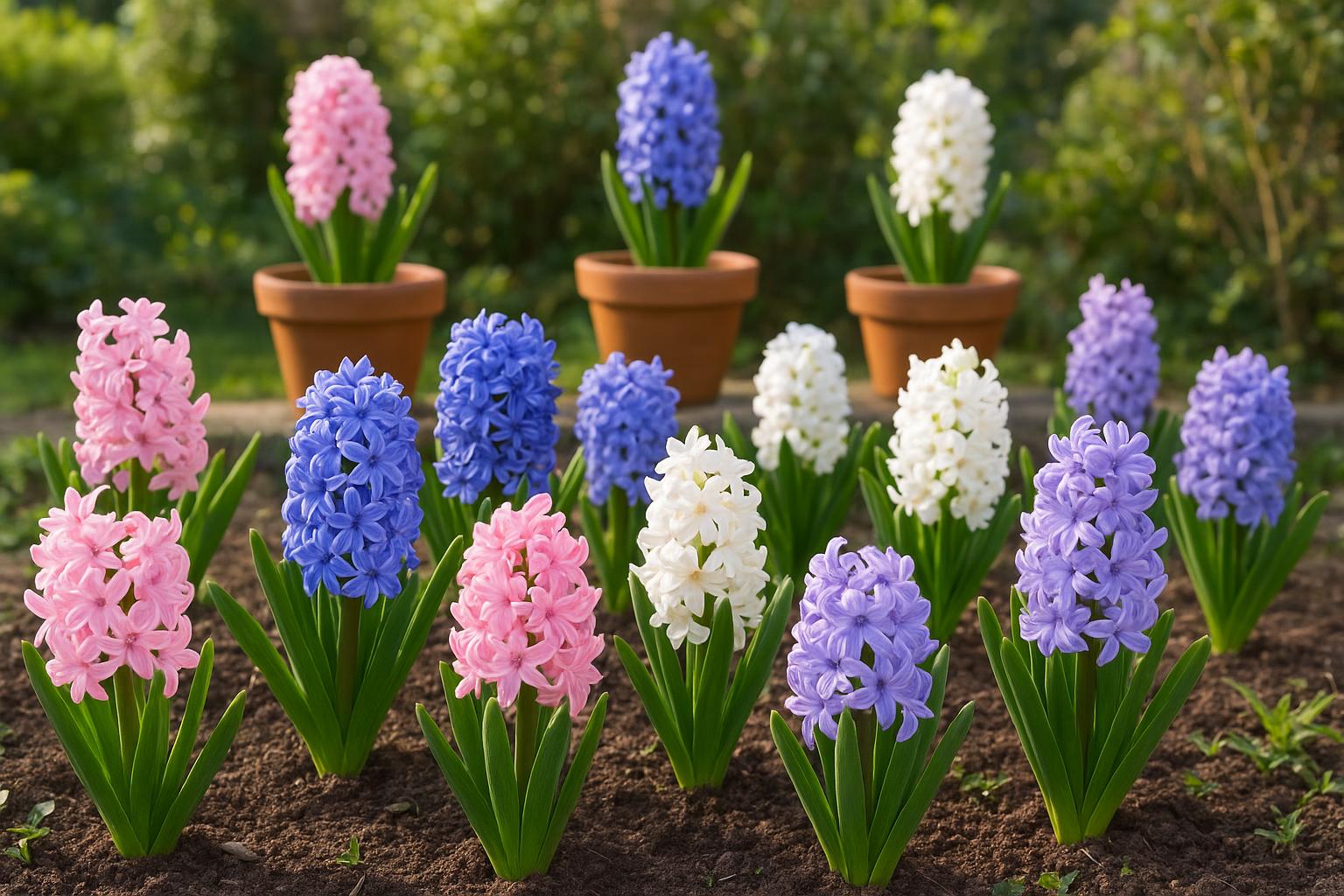 Giacinti in giardino e in vaso: piantarli a fine settembre per una primavera profumatissima