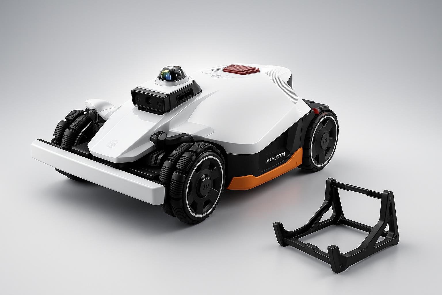 MAMMOTION LUBA 3 AWD 1500, robot tosaerba avanzato in offerta per prati complessi e giardini in pendenza