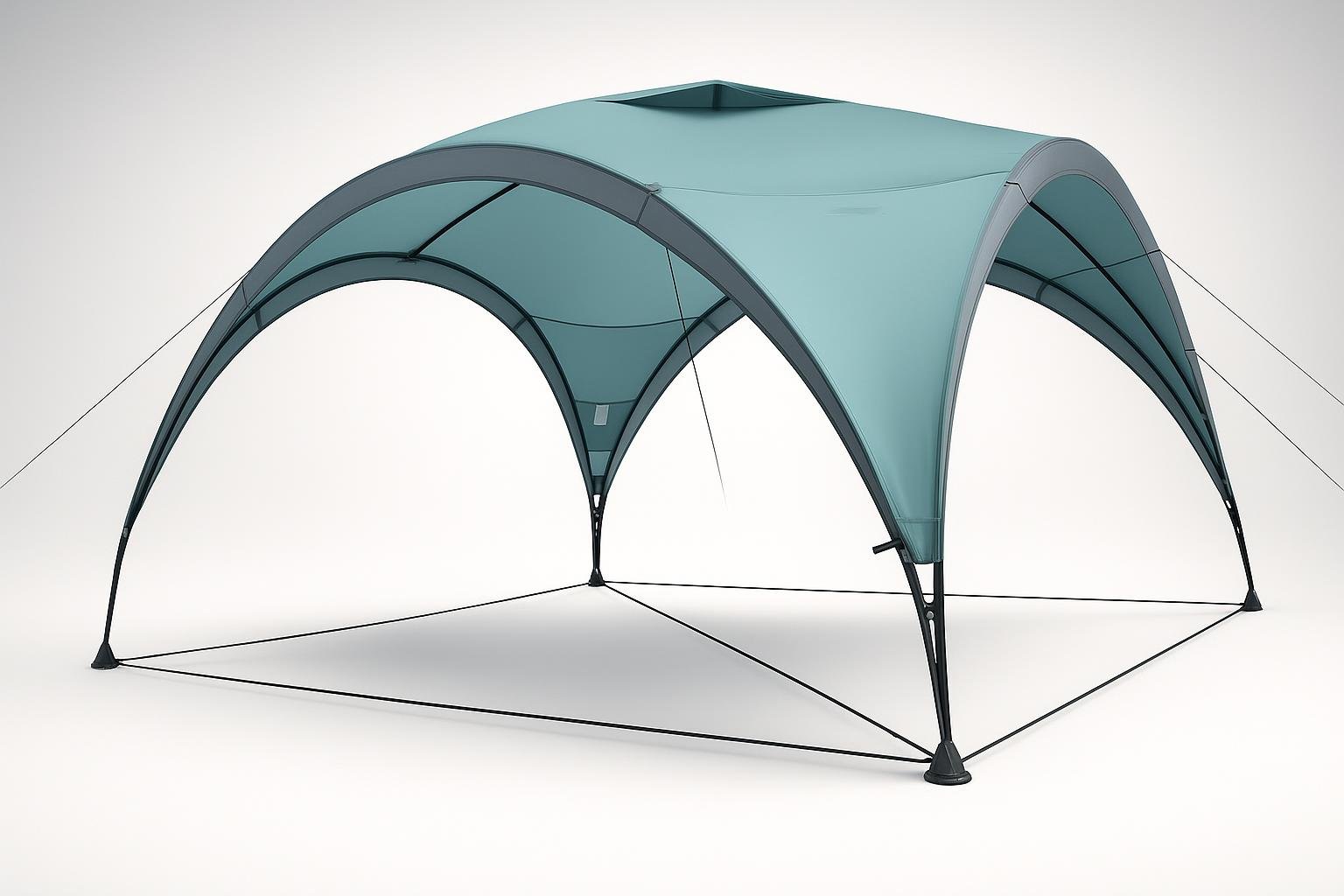 Gazebo da giardino Amazon Basics, riparo leggero per lavorare in orto e godersi il verde in autunno
