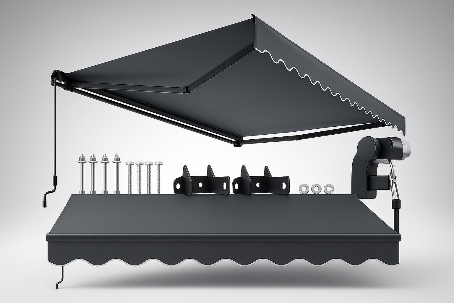 Tenda da sole tectake per terrazzi verdi: proteggere piante e zona pranzo con una soluzione economica