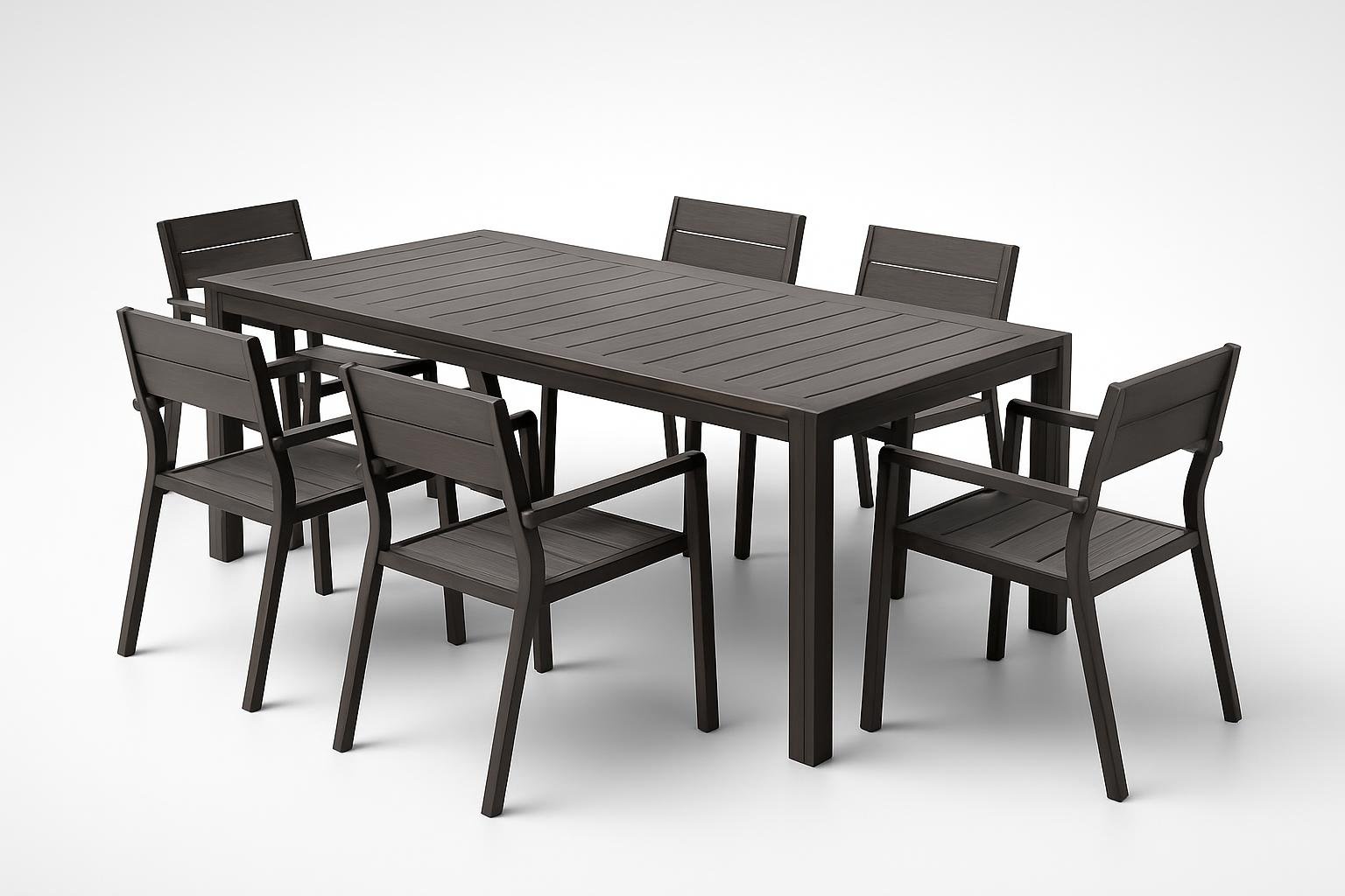 Set tavolo e sedie Devoko, un pranzo in giardino tra aiuole e orto con un solo acquisto