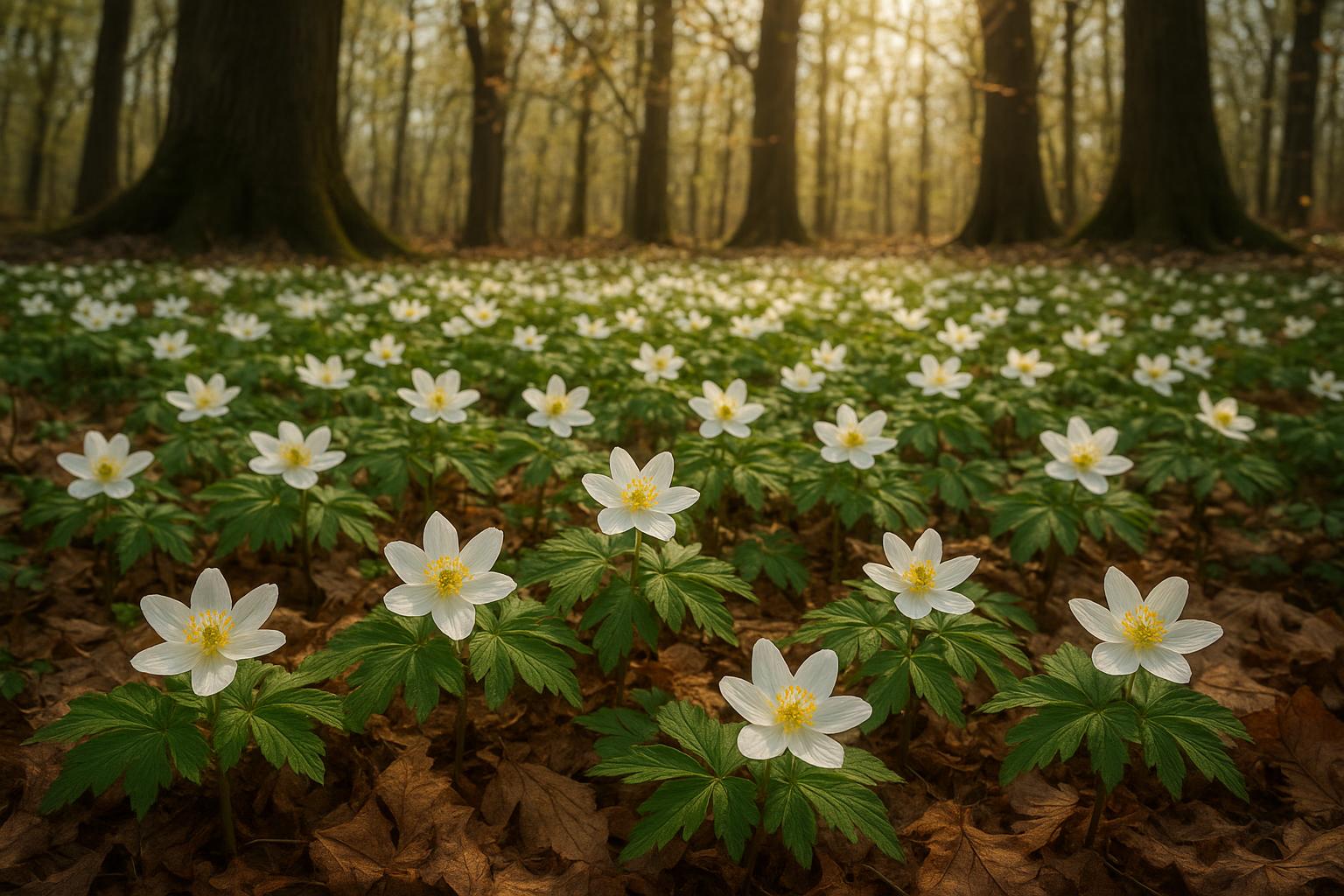 Anemoni da bosco per l’autunno in arrivo: come usarli in giardini naturali e sotto gli alberi