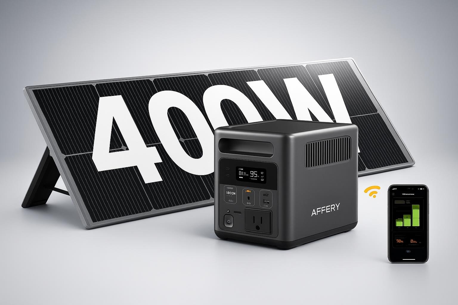 AFERIY P180 Pro con pannello solare, la power station ideale per il giardino in offerta su Amazon