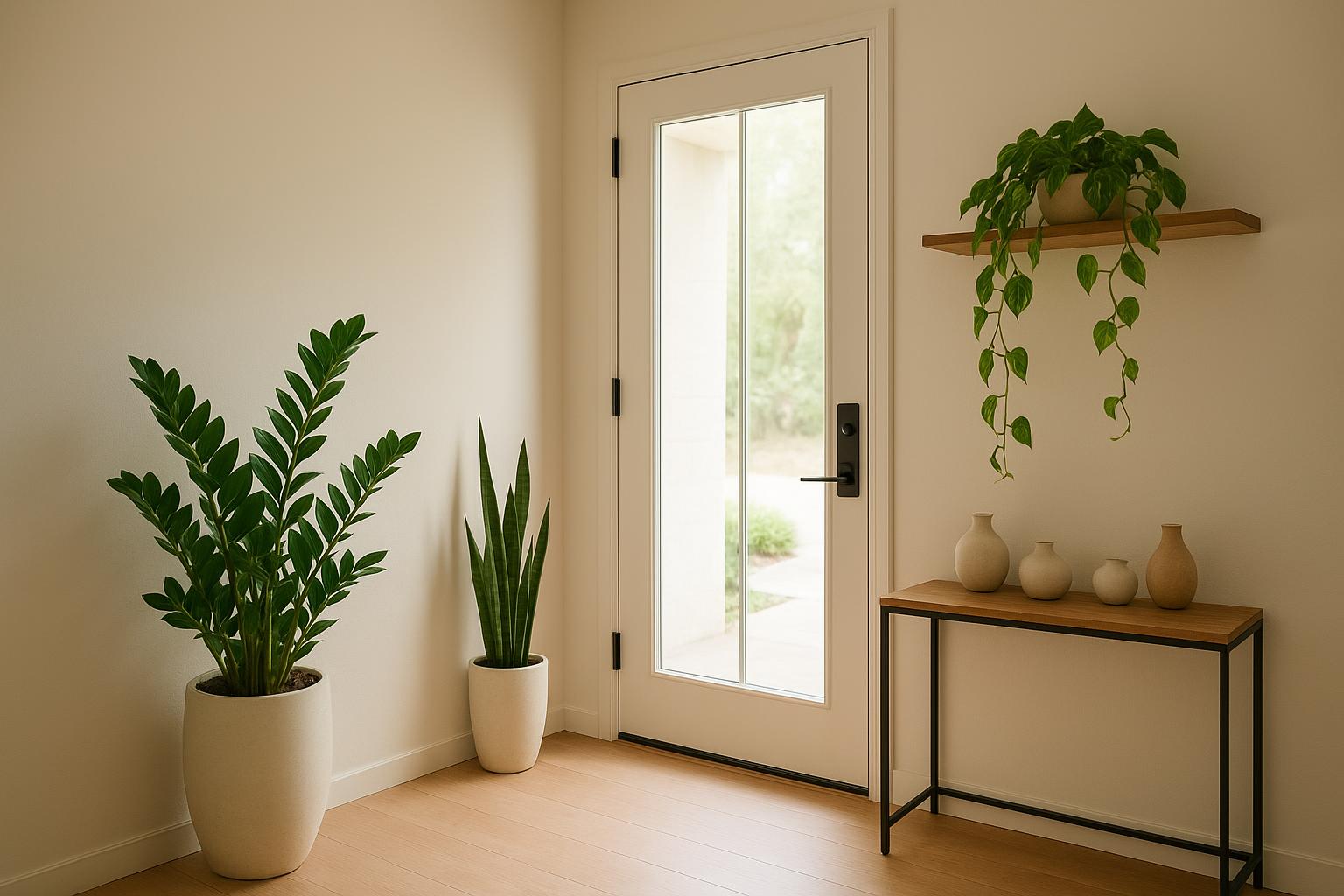 Piante da interno per l’ingresso di settembre: idee verdi per una zona di passaggio con luce variabile