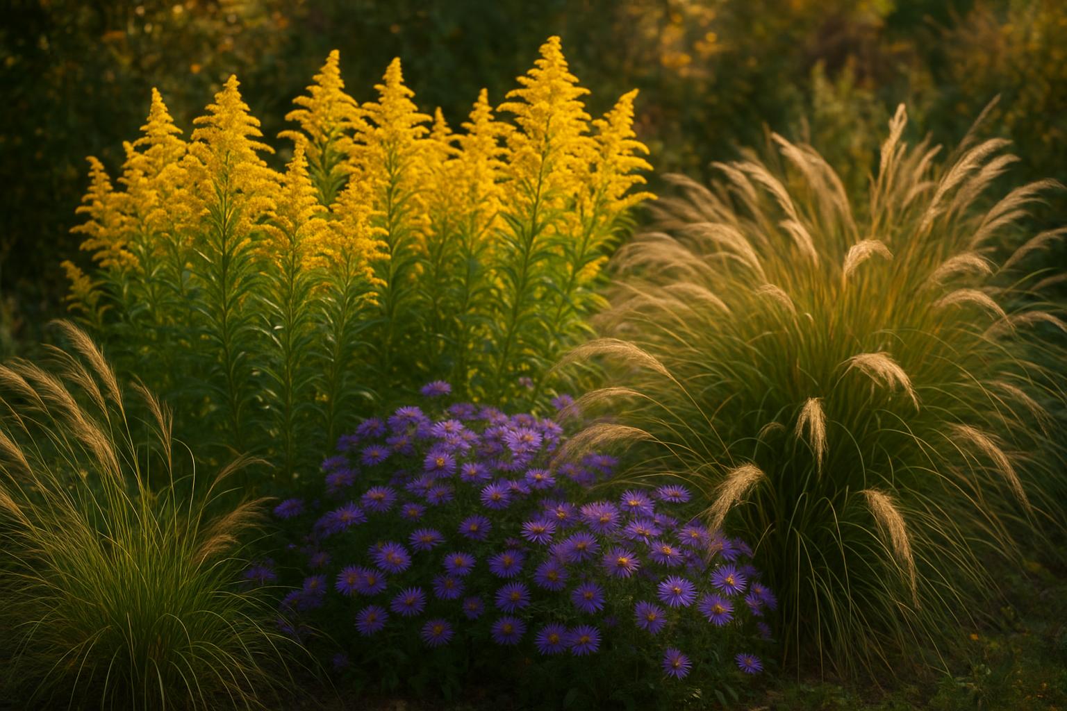 Solidago in giardino: usare la verga d’oro per bordure giallo oro da settembre all’autunno
