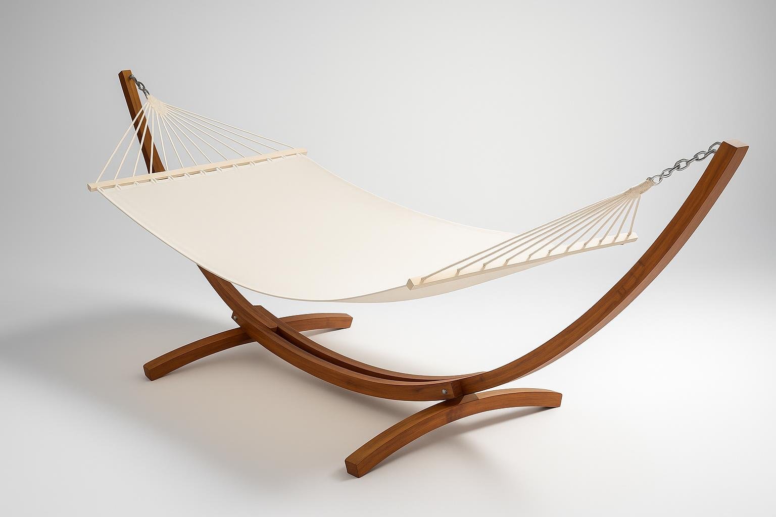 Amaca XXL con supporto in legno tectake, relax in giardino per due a un prezzo da non perdere