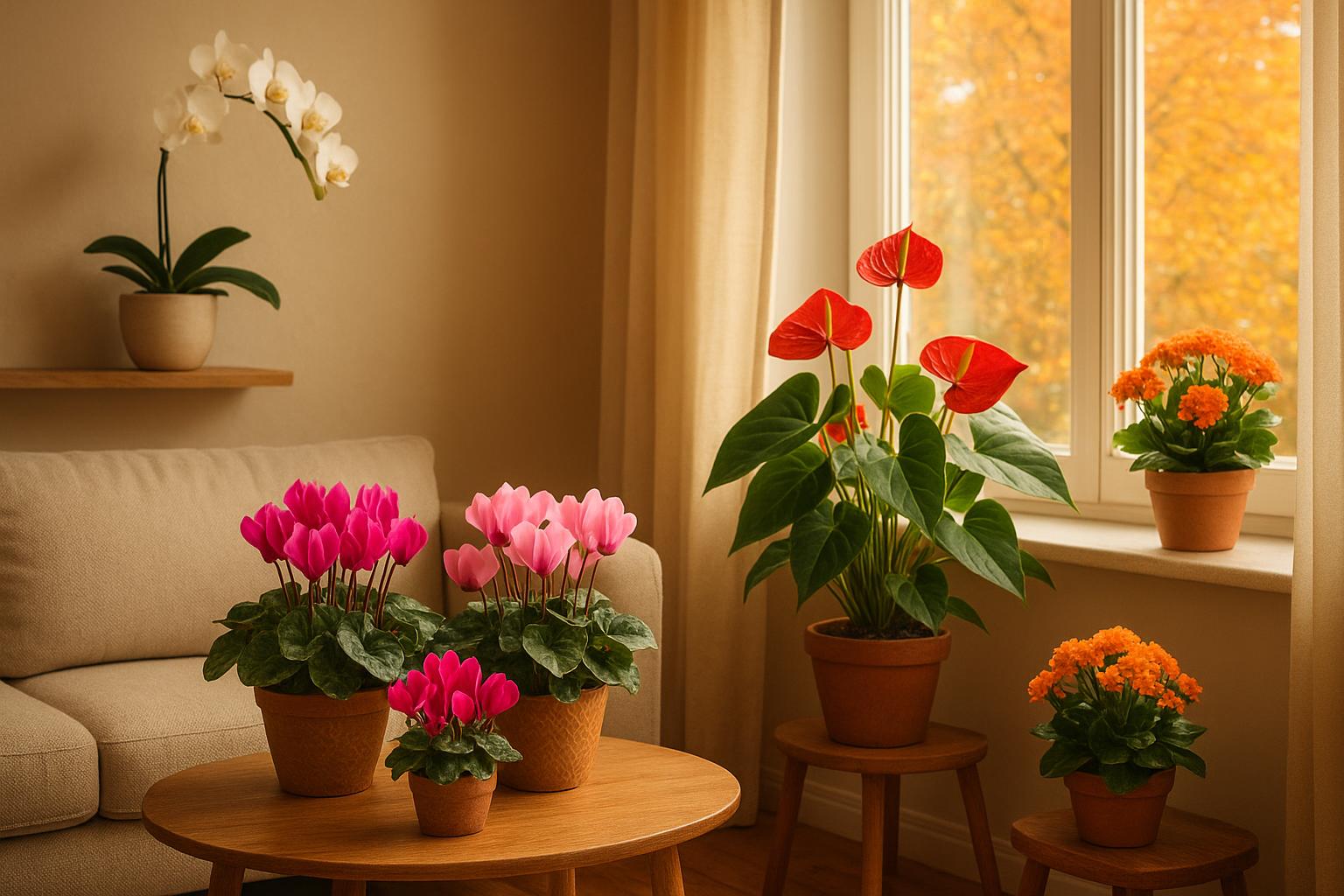 Piante da interno che fioriscono in autunno: 7 specie per colorare la casa da settembre