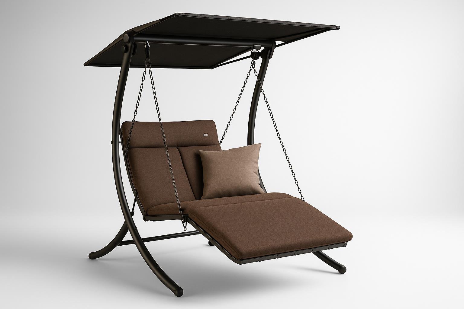 Angerer Hollywood Smart Olive, il dondolo singolo per un angolo relax compatto in giardino