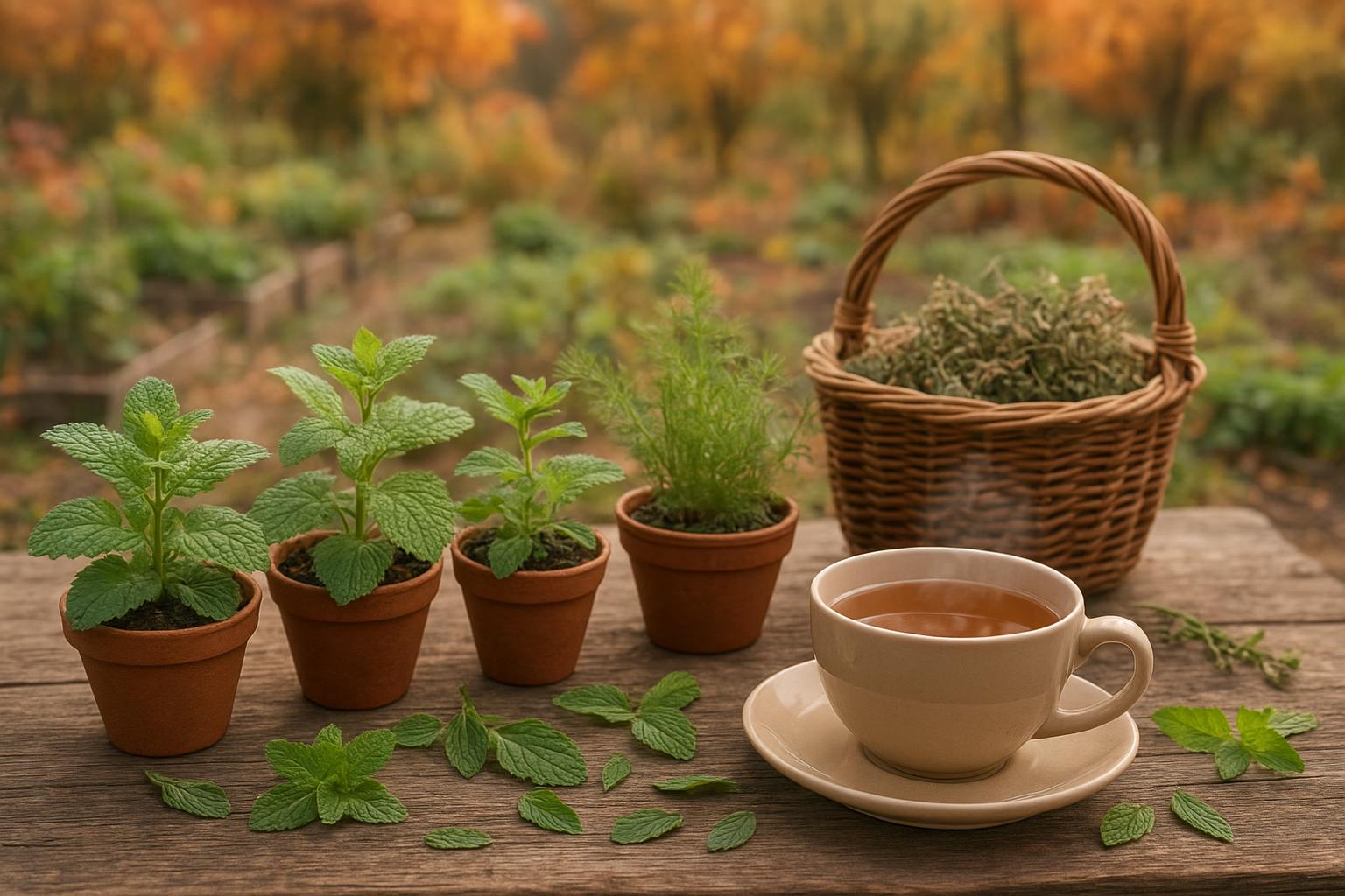 Mix di erbe per tisane autunnali: cosa seminare nell’orto di settembre per l’inverno