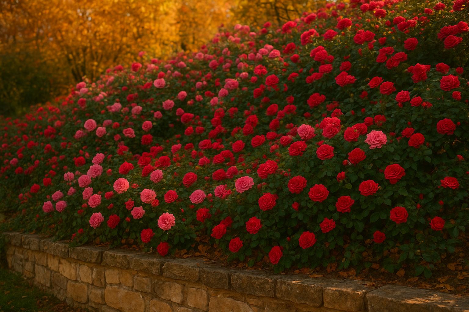 Rose tappezzanti per scarpate e bordure autunnali: come metterle a dimora a settembre