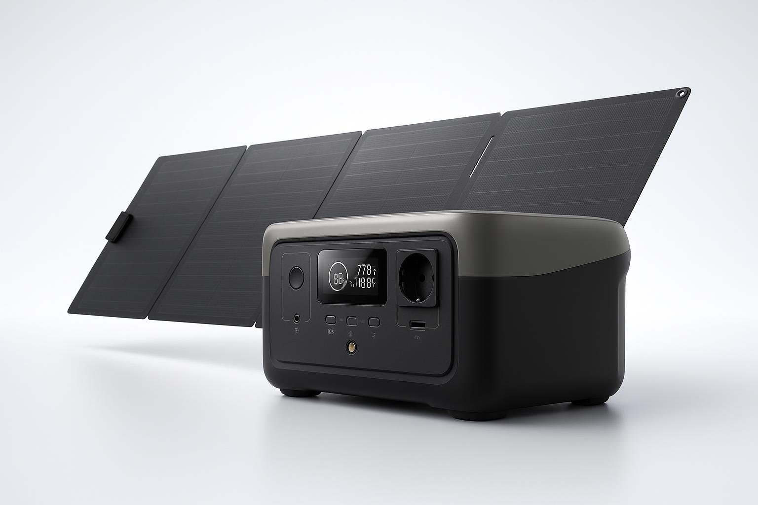 EcoFlow River 2 con pannello solare, generatore solare compatto in offerta per balconi, giardini e orti urbani
