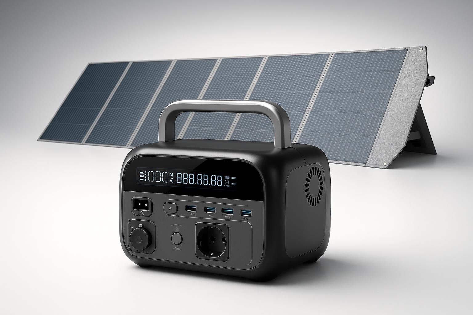 CTOLITY AP400 power station con pannello solare, il mini generatore solare perfetto per luci e irrigazione del giardino
