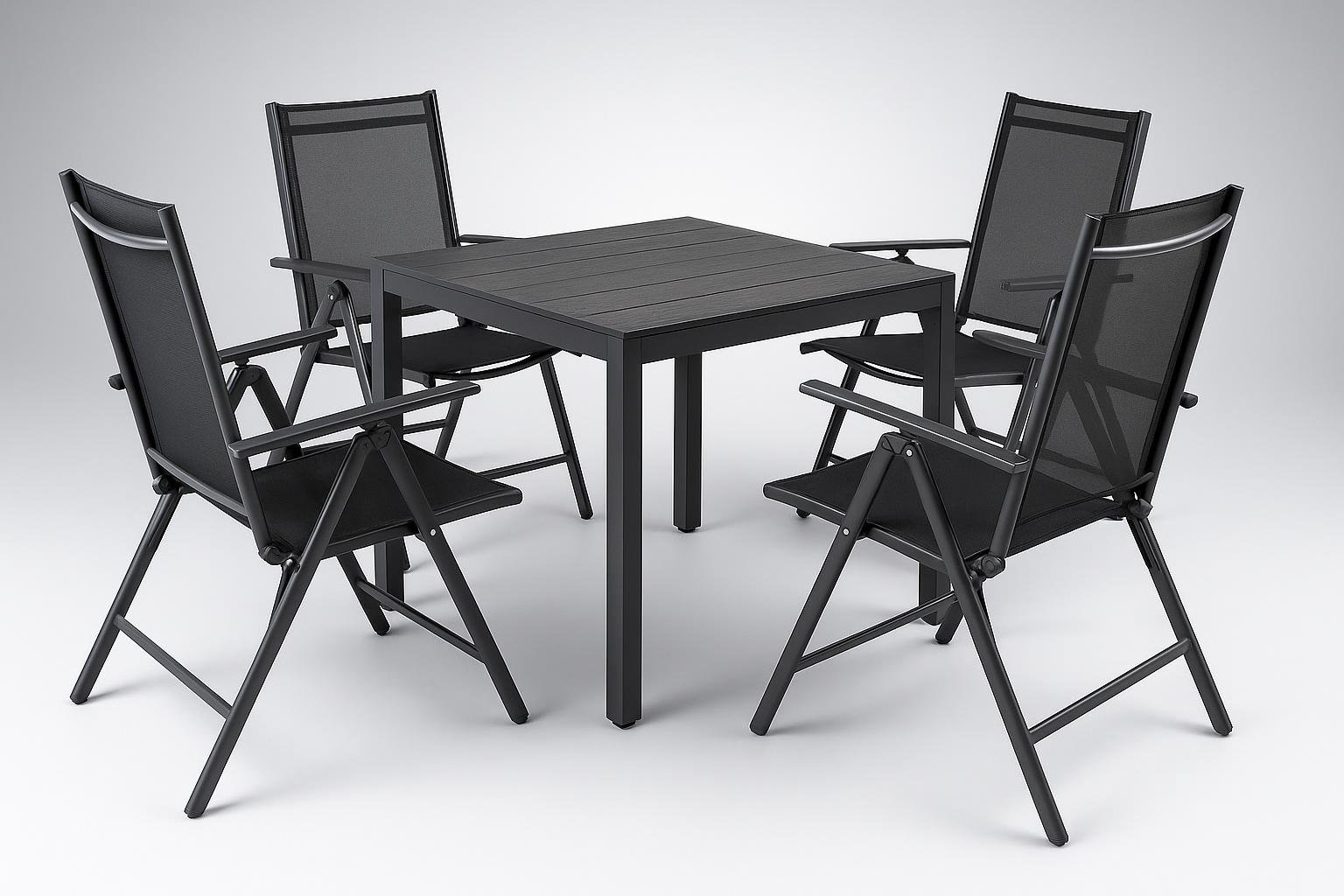 Set tavolo e sedie da giardino Casaria, il kit completo per mangiare all’aperto a prezzo ribassato