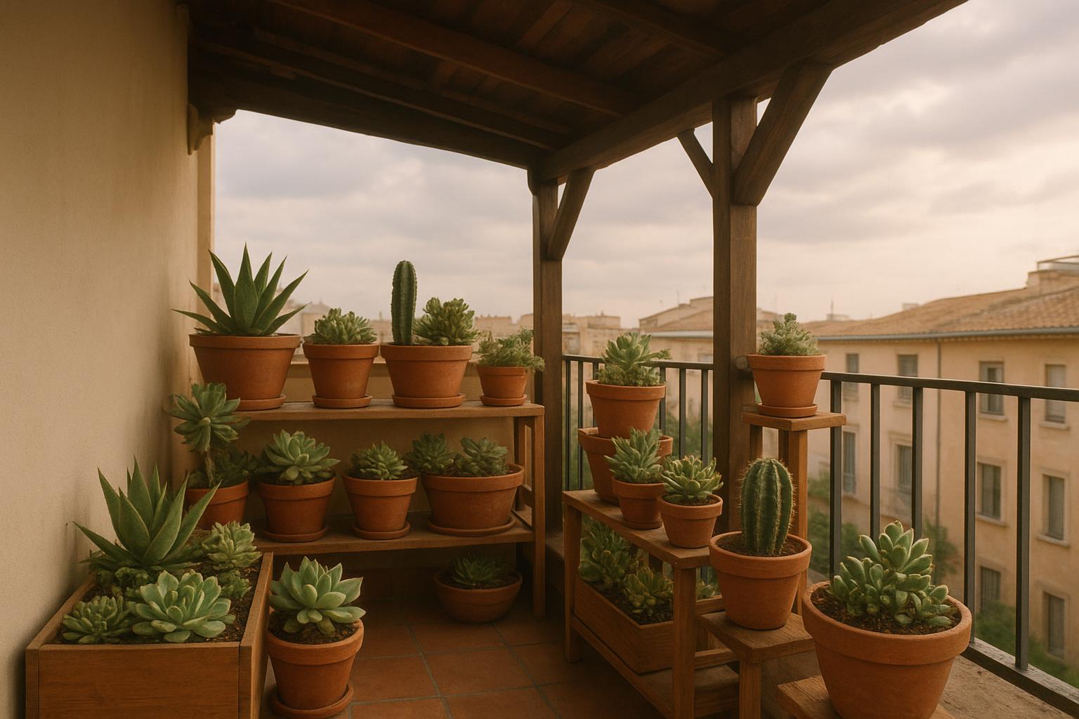 Piante grasse in cestoni e cassette sul balcone di settembre: quando rientrarle e quando lasciarle fuori