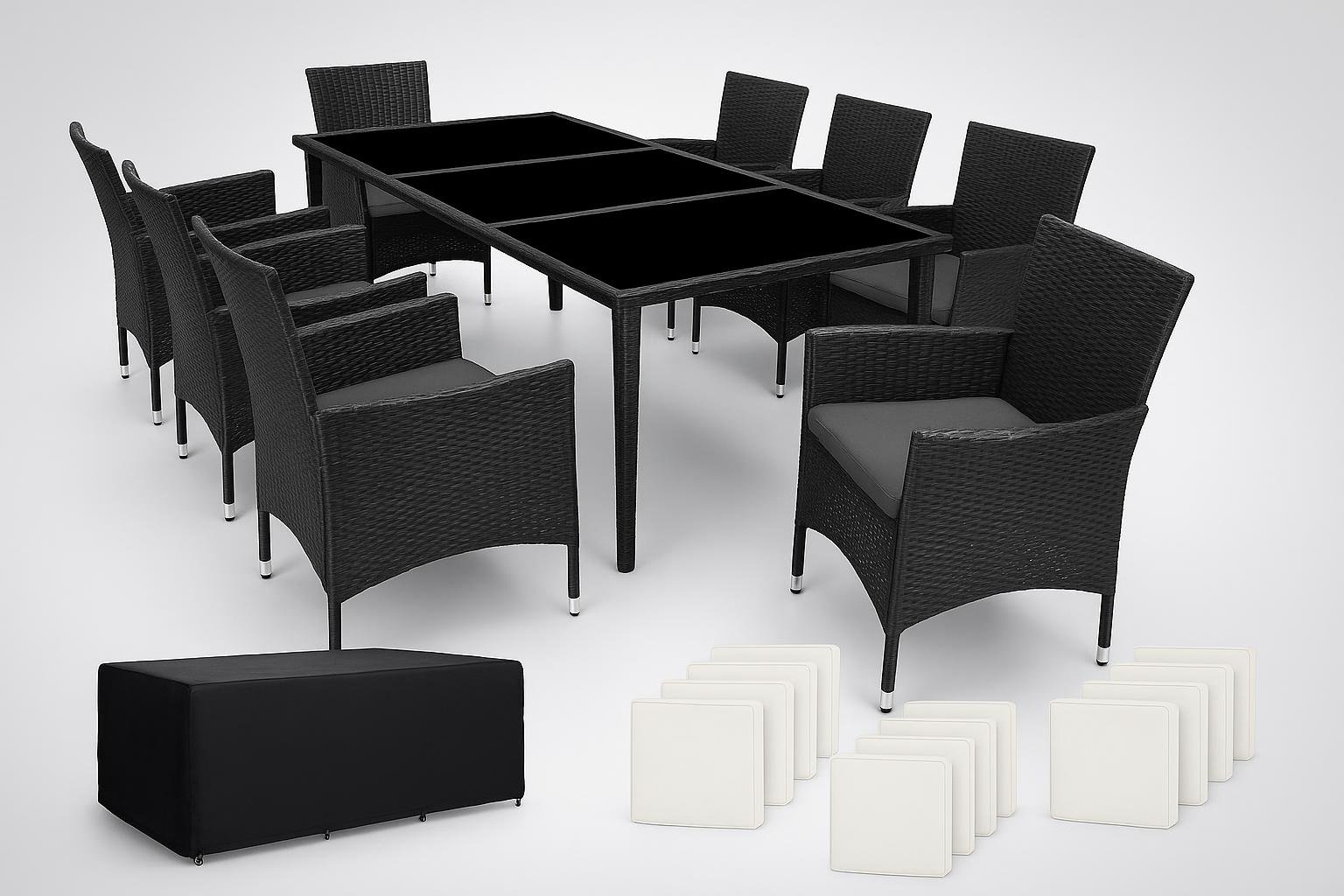 Salottino in rattan da giardino tectake, prezzo al minimo su Amazon per arredare il tuo outdoor