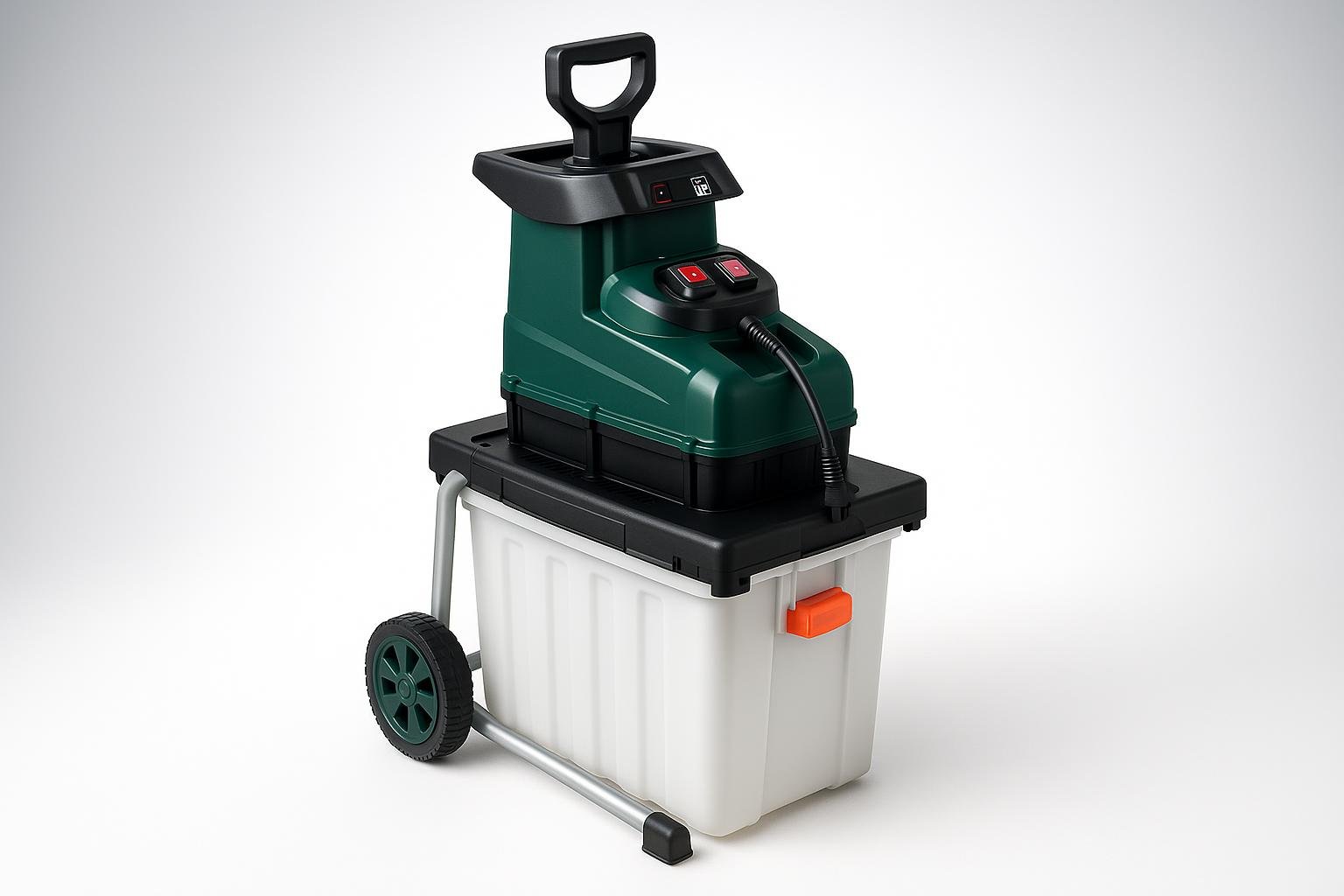 Biotrituratore elettrico silenzioso Gardebruk 3100 W, alleato per compost e pacciamature