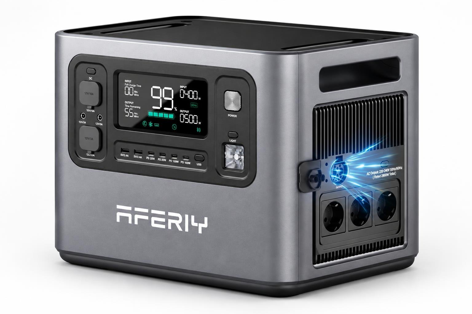 La centrale elettrica AFERIY da 2048 Wh in offerta su Amazon: energia portatile per il giardino e le emergenze